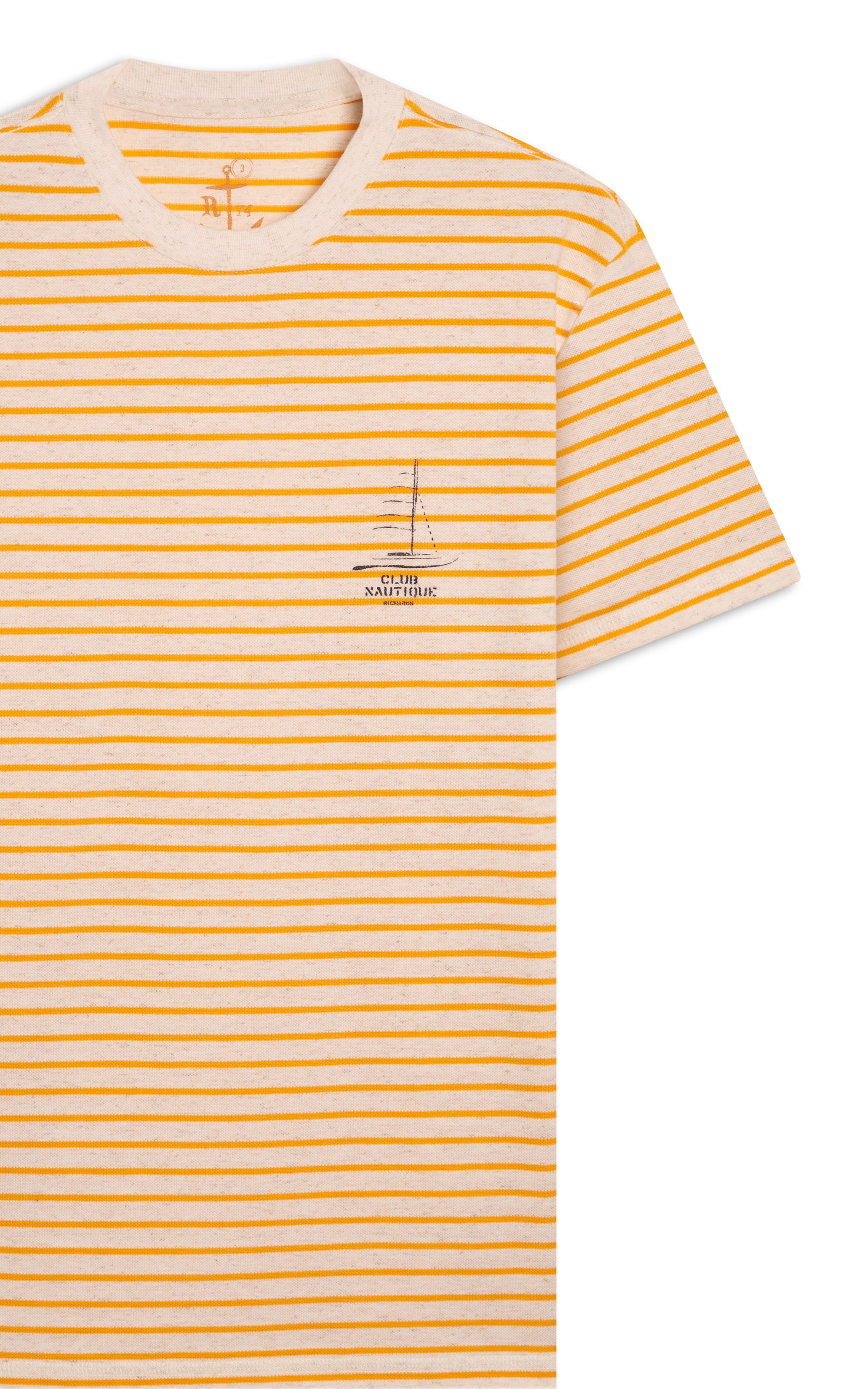 T-Shirt Piquet Linen   Est Amarelo
