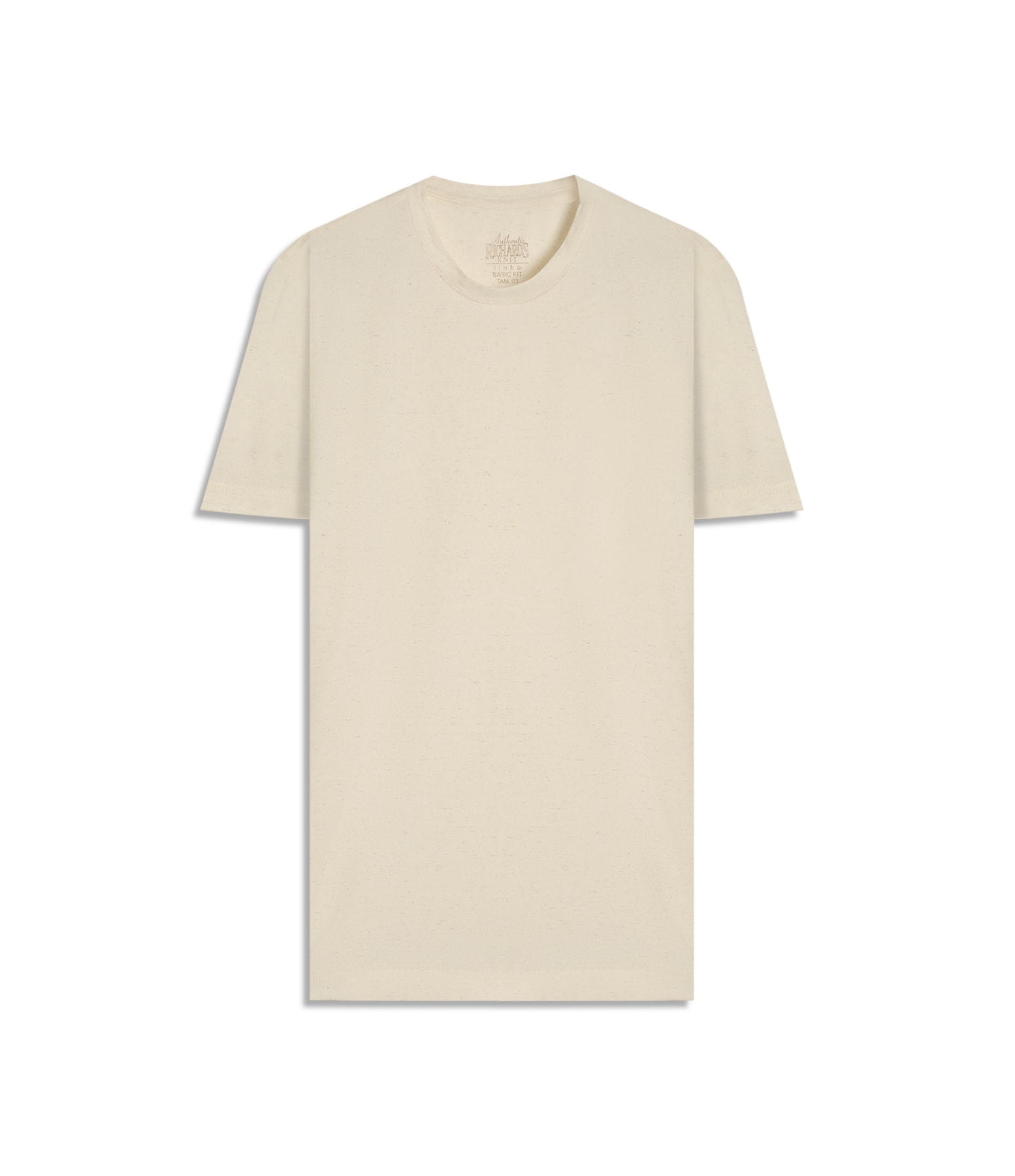 T-Shirt Piquet Linen Premium Natural