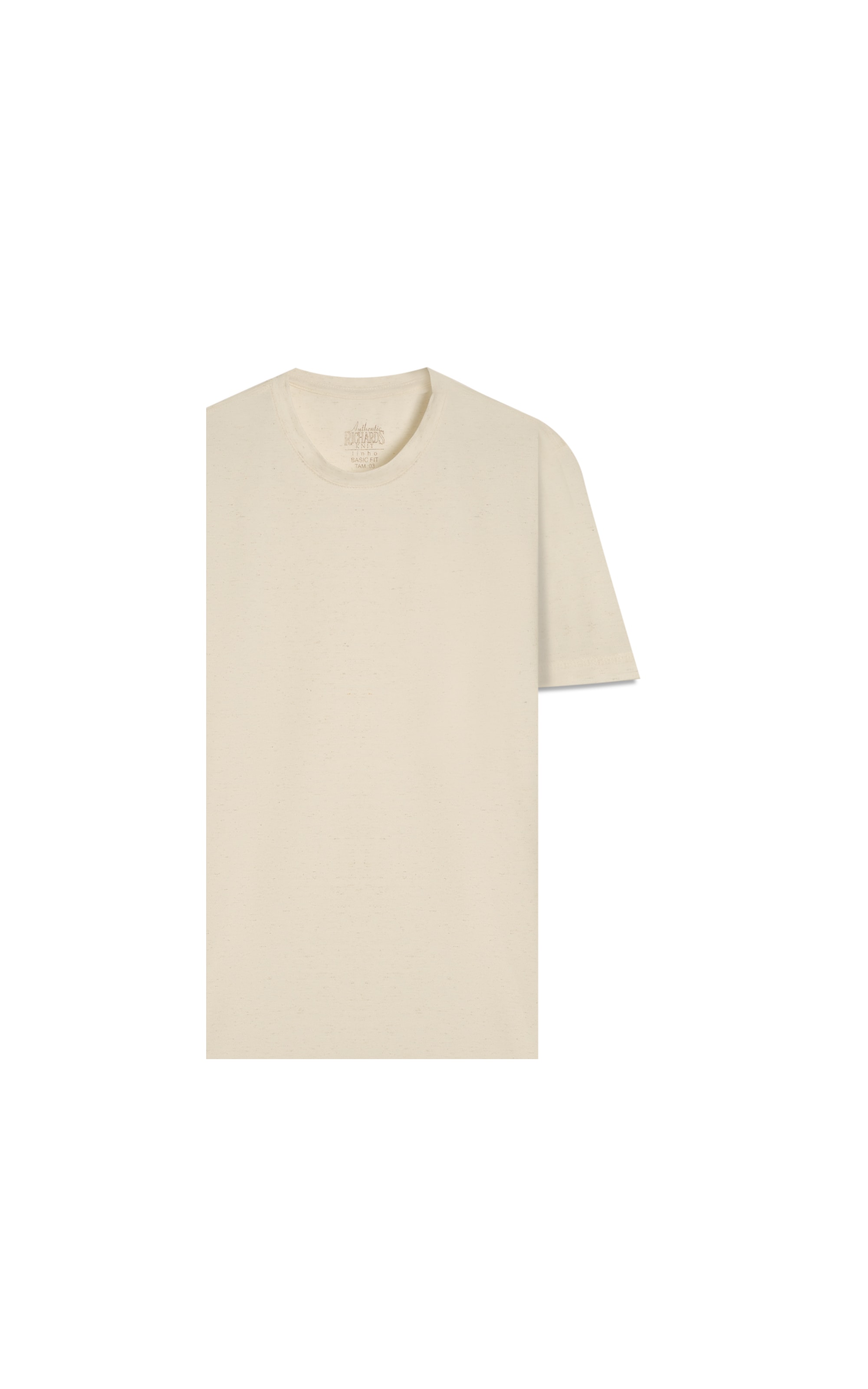 T-Shirt Piquet Linen Premium Natural