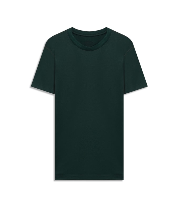 T-Shirt Piquet Lisa Verde Militar