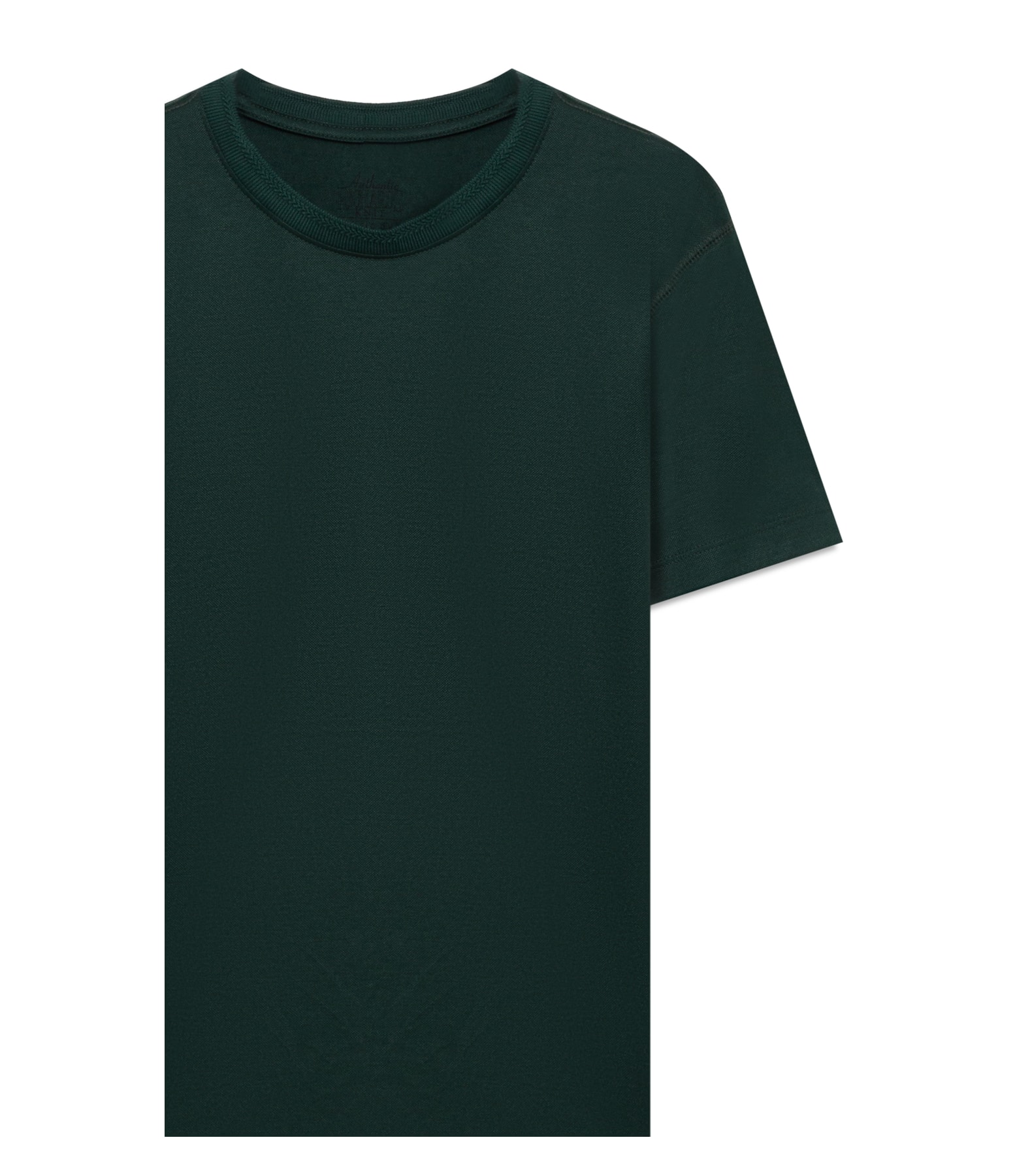 T-Shirt Piquet Lisa Verde Militar