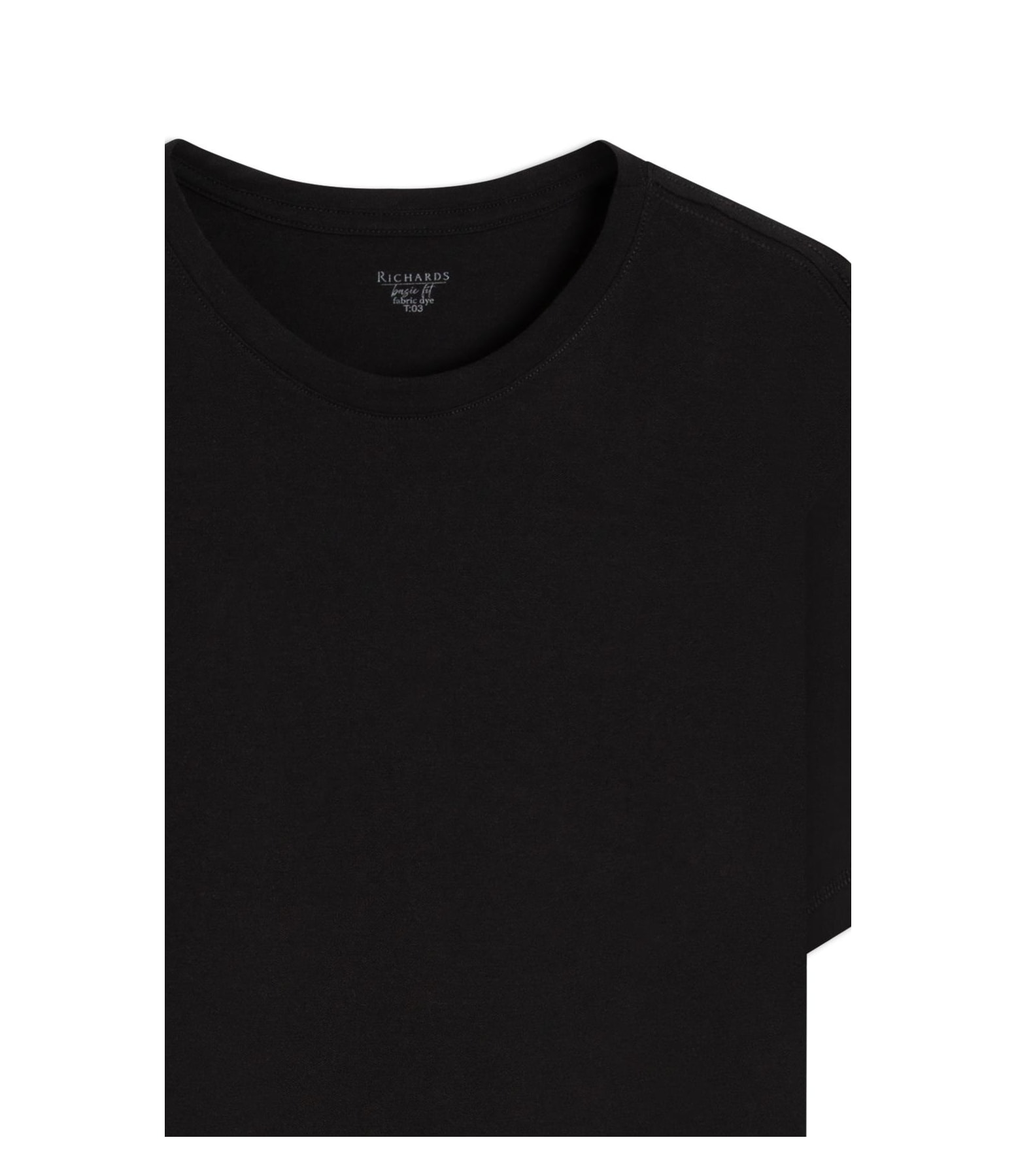 T-Shirt Piquet Pima Flora New Classic Preto