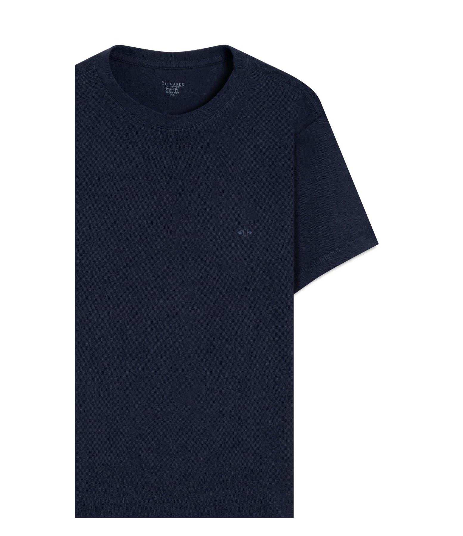 T-Shirt Piquet Pima Scale New Classic Dark Navy
