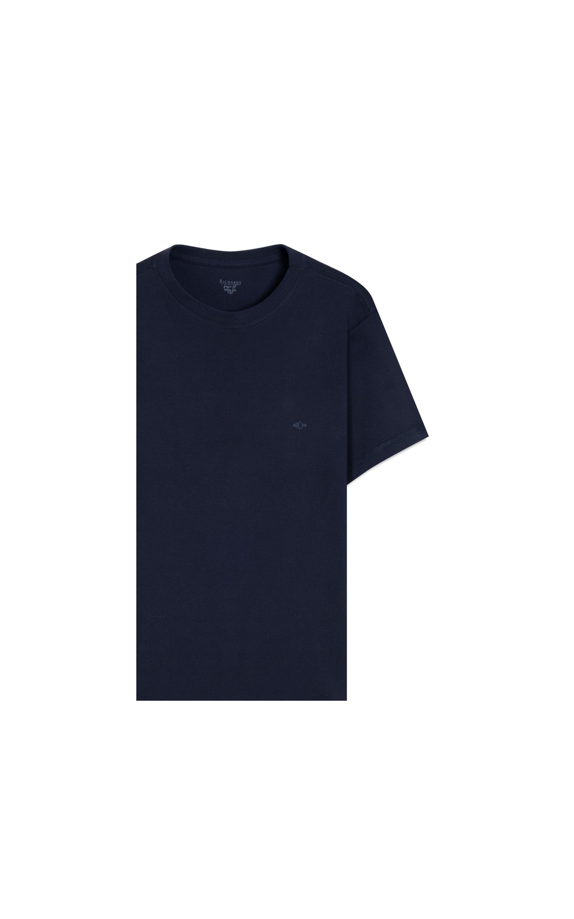 T-Shirt Piquet Pima Scale New Classic Dark Navy