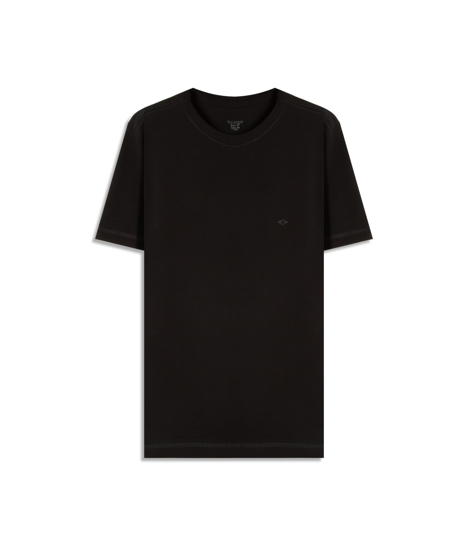 T-Shirt Piquet Pima Scale New Classic Preto