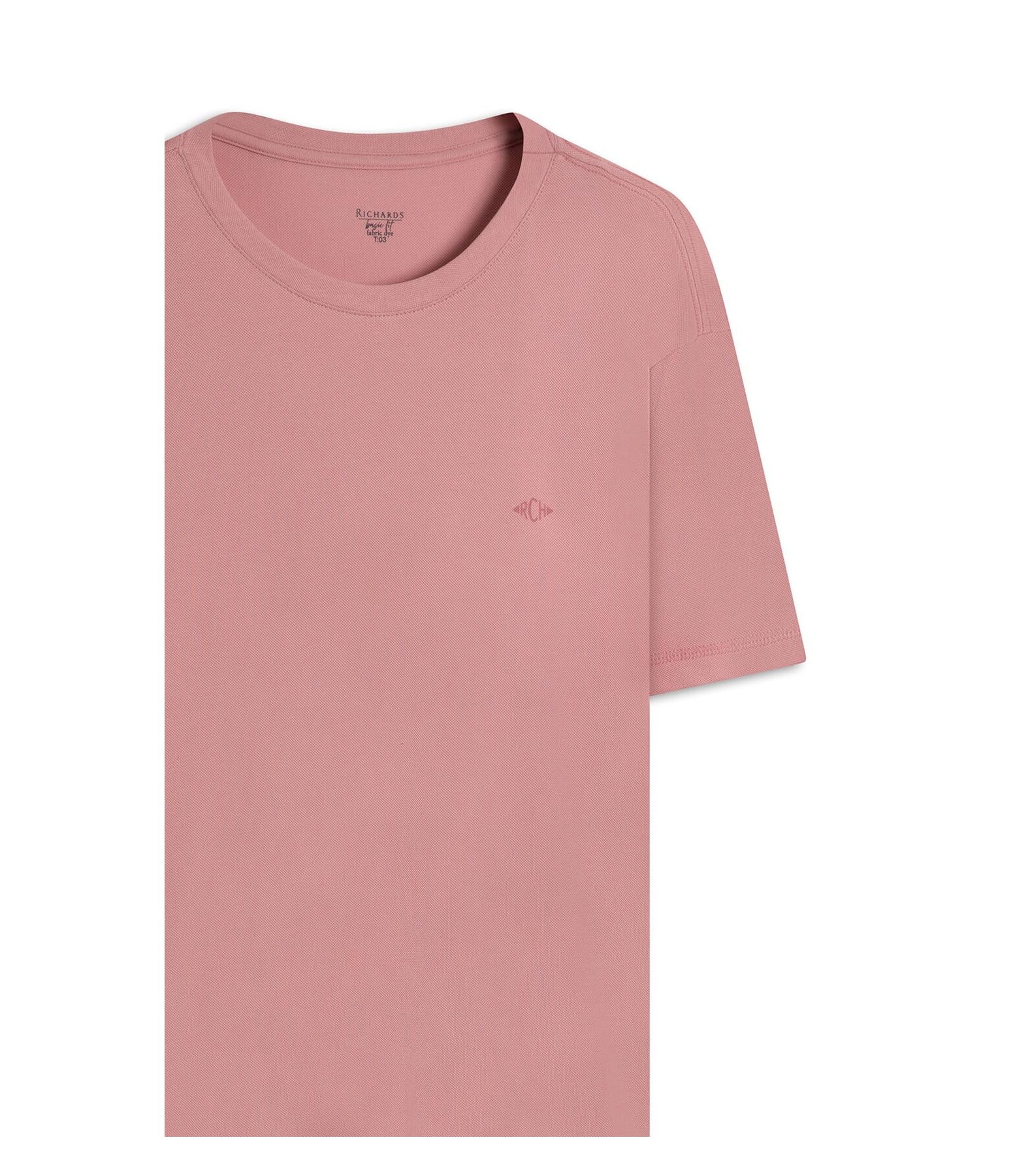 T-Shirt Piquet Pima Scale New Classic Rosa Velho