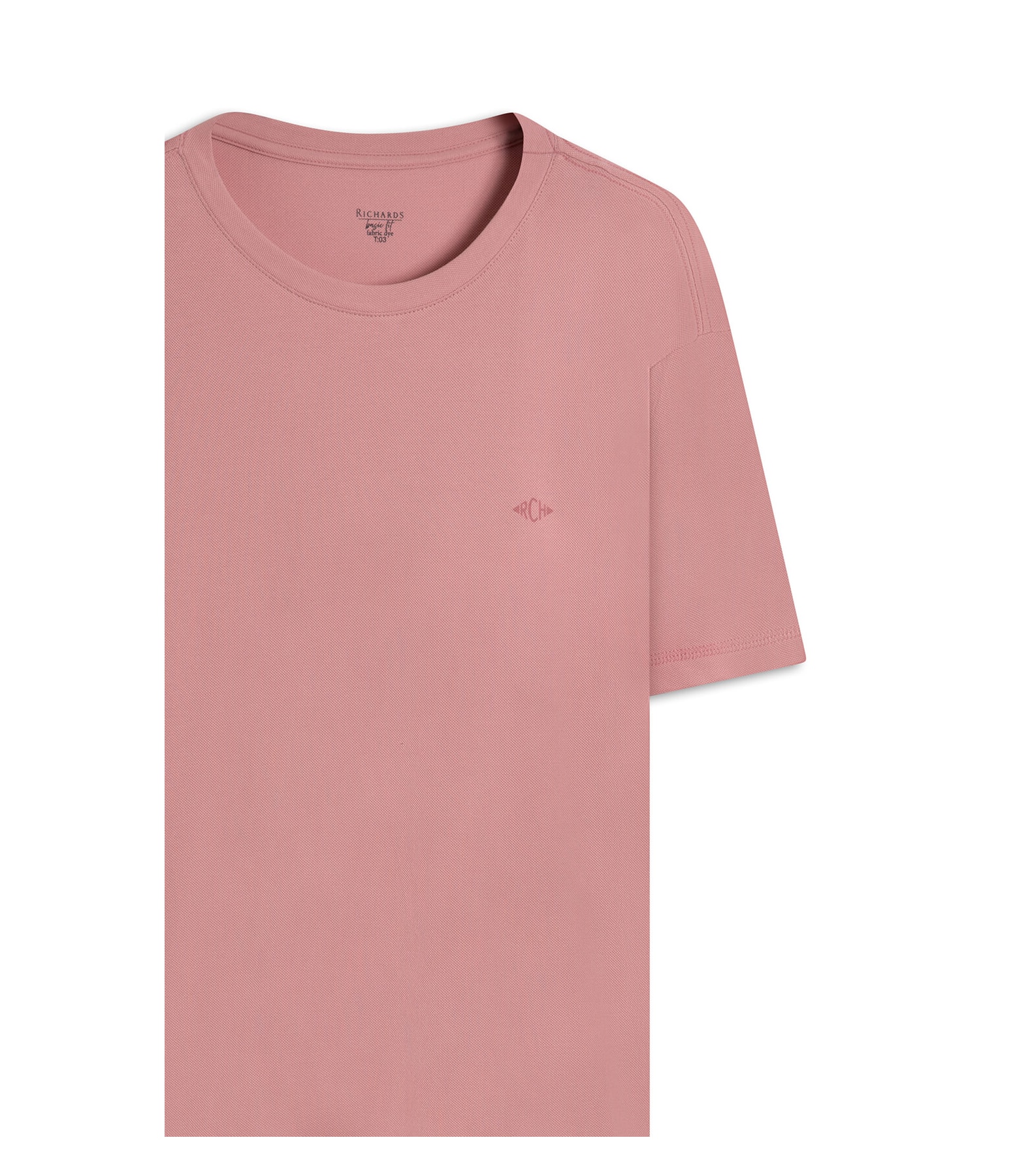 T-Shirt Piquet Pima Scale New Classic Rosa Velho