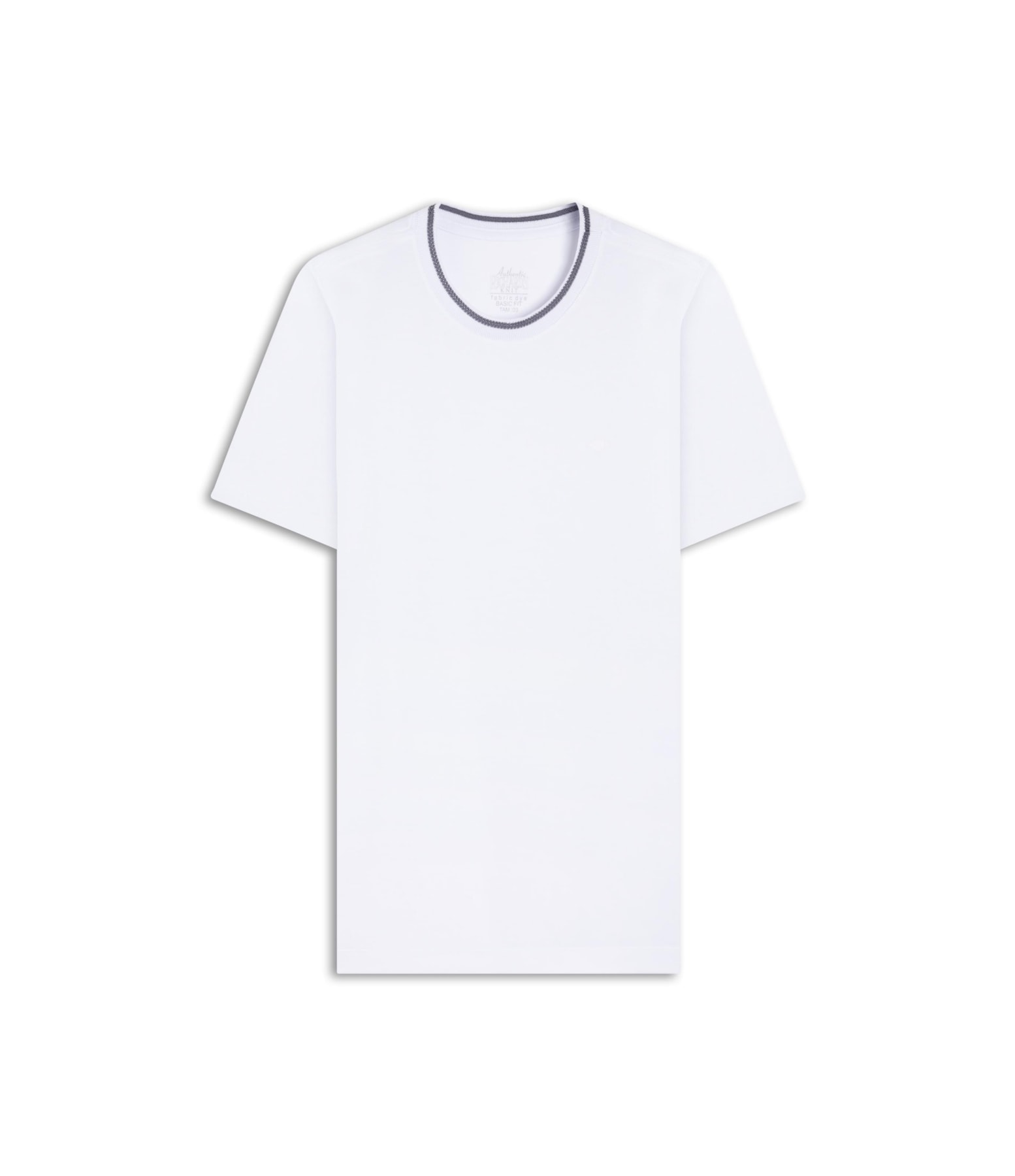 T-Shirt Piquet Polyvisco Gola Friso Bf Branco