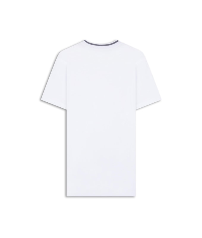 T-Shirt Piquet Polyvisco Gola Friso Bf Branco
