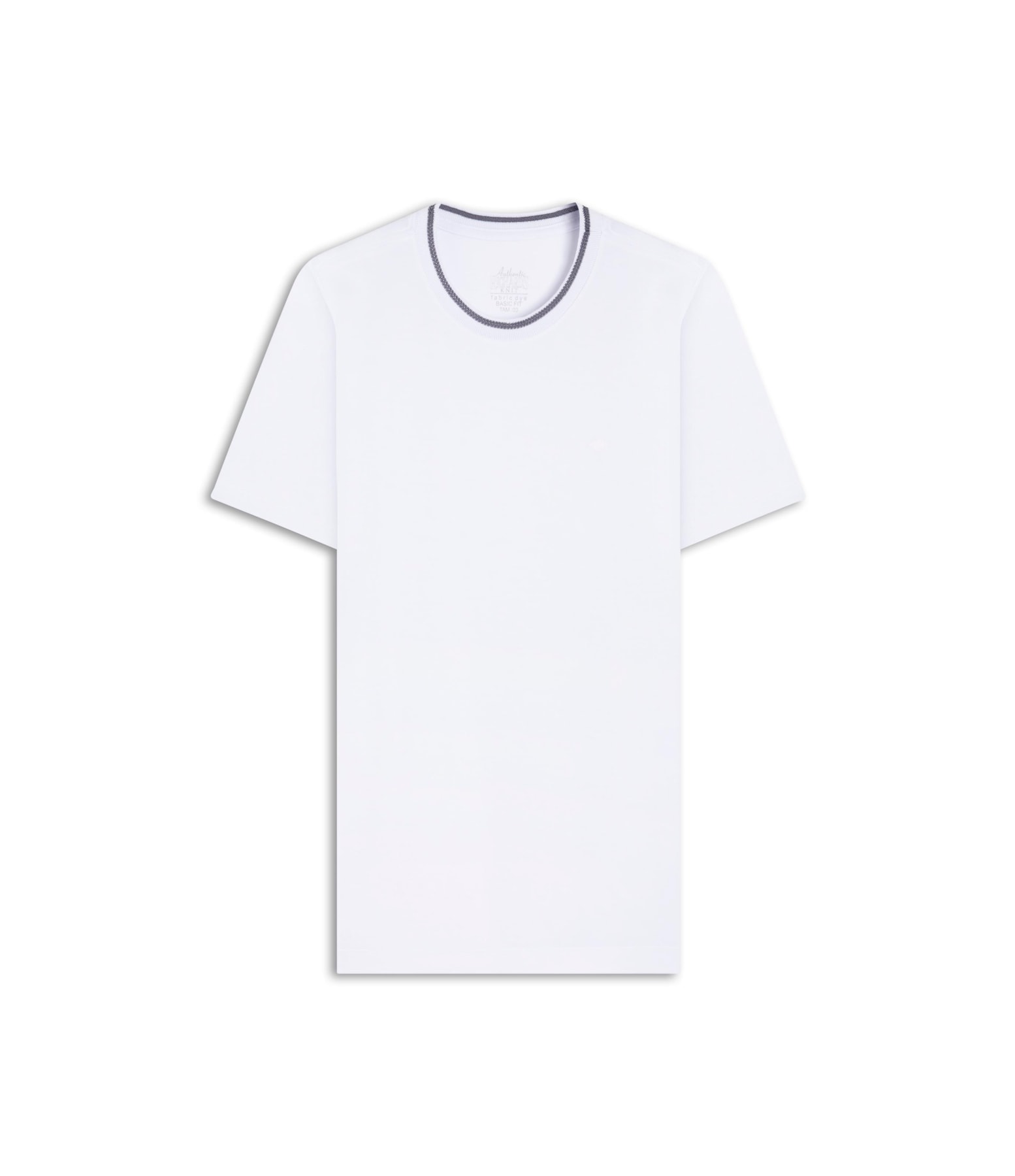 T-Shirt Piquet Polyvisco Gola Friso Bf Branco