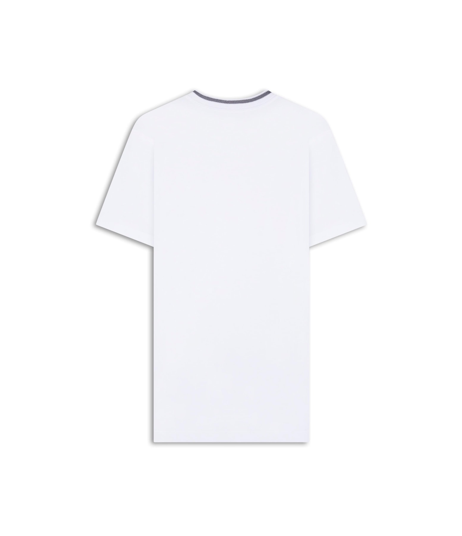 T-Shirt Piquet Polyvisco Gola Friso Bf Branco