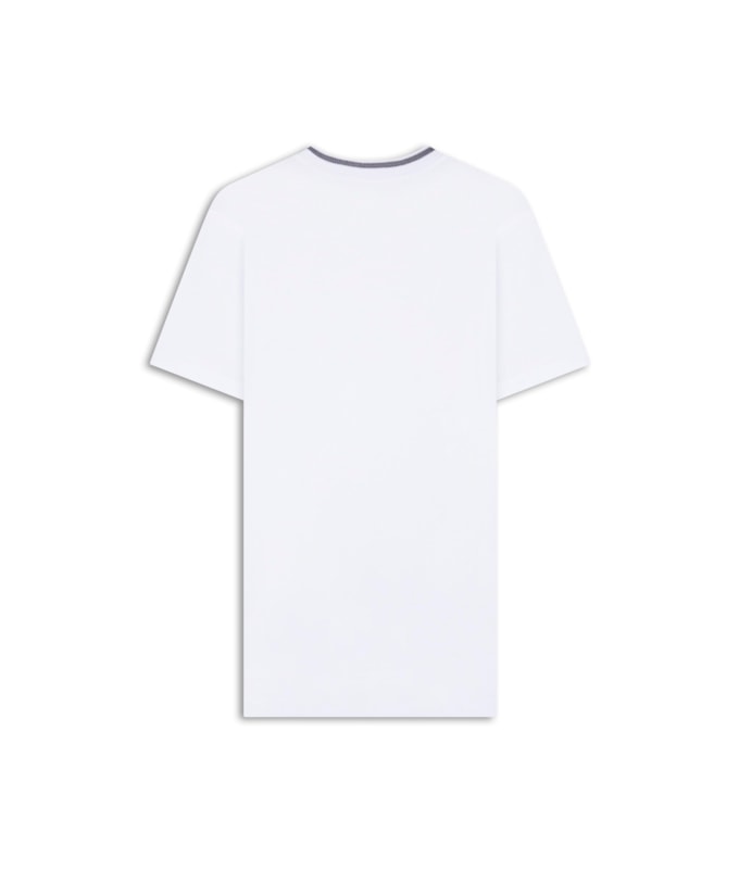T-Shirt Piquet Polyvisco Gola Friso Bf Branco