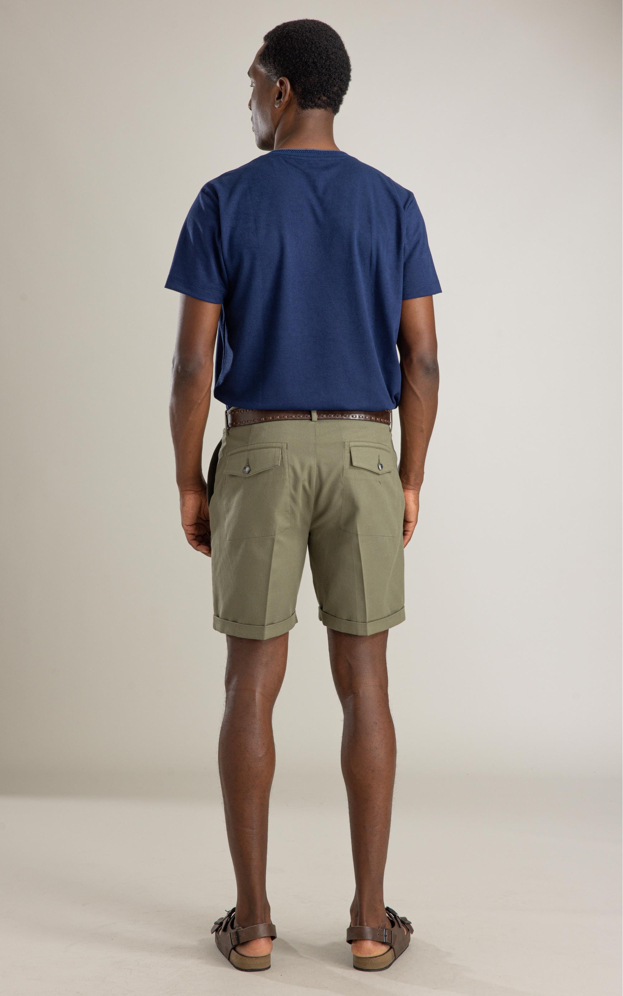 T-Shirt Piquet Polyvisco Gola Friso Bf Marinho