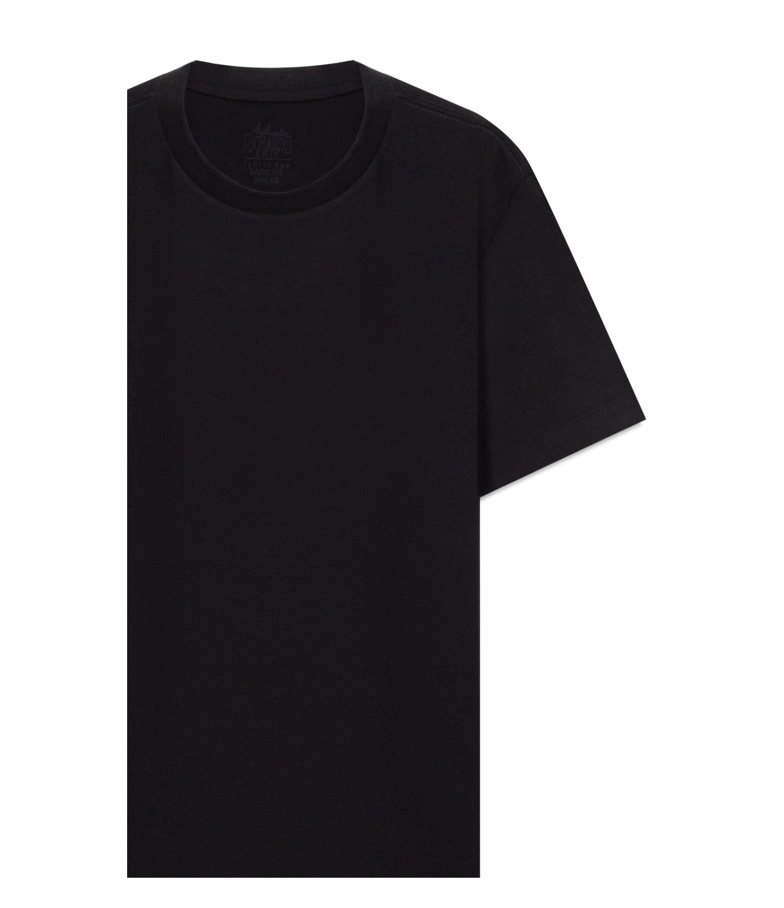 T-Shirt Piquet Polyviscose Friso Mc Preto