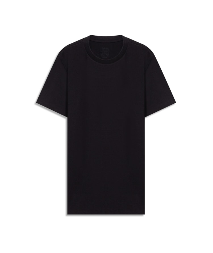 T-Shirt Piquet Polyviscose Friso Mc Preto
