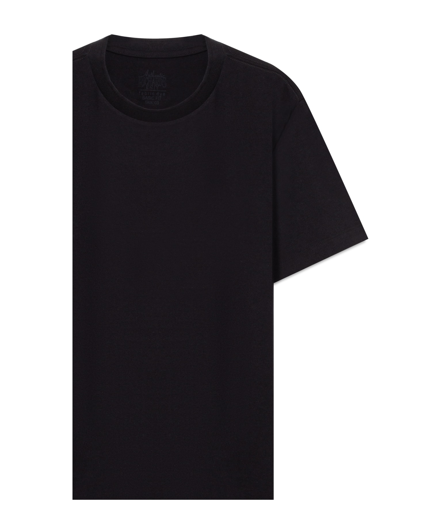 T-Shirt Piquet Polyviscose Friso Mc Preto