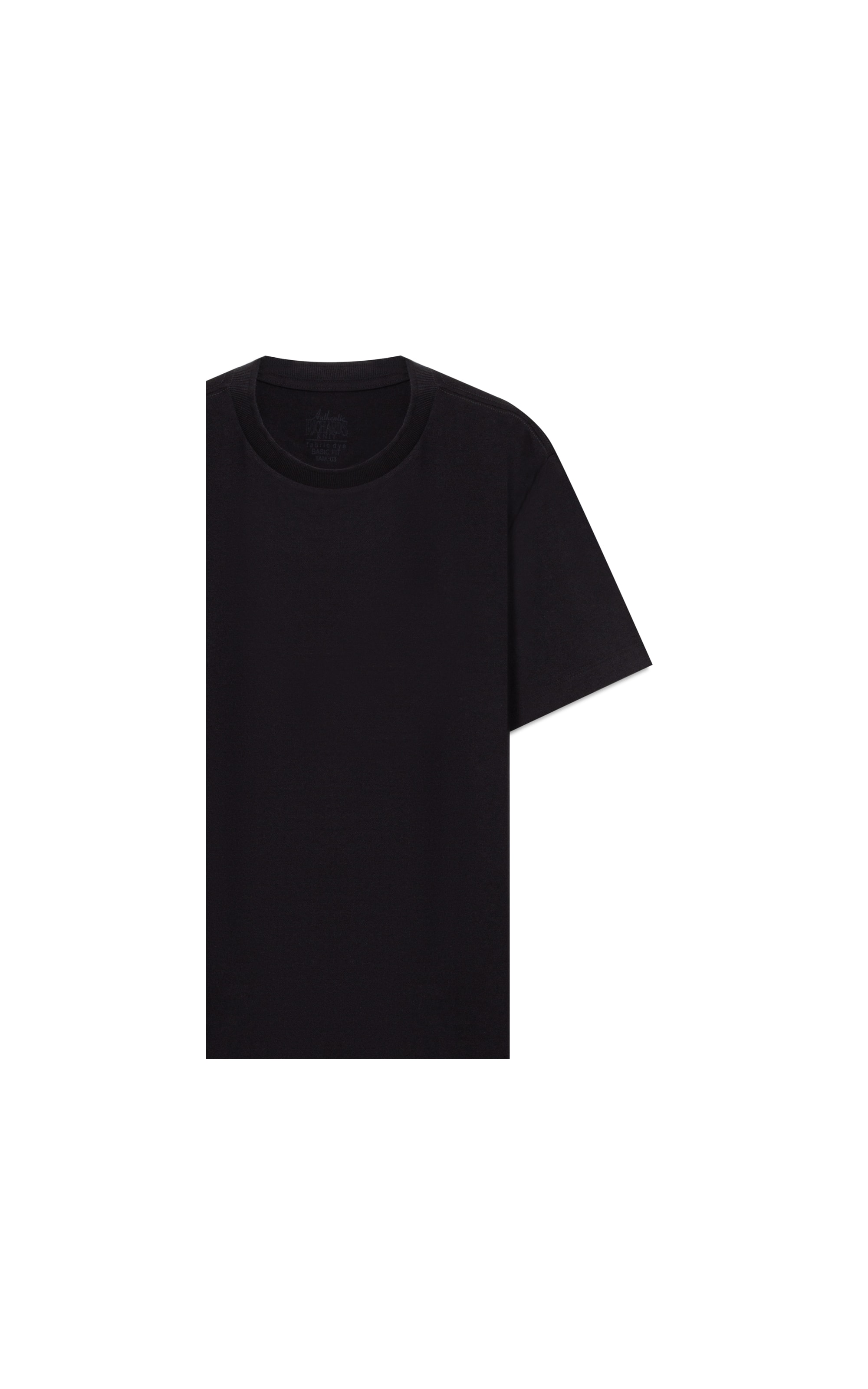 T-Shirt Piquet Polyviscose Friso Mc Preto