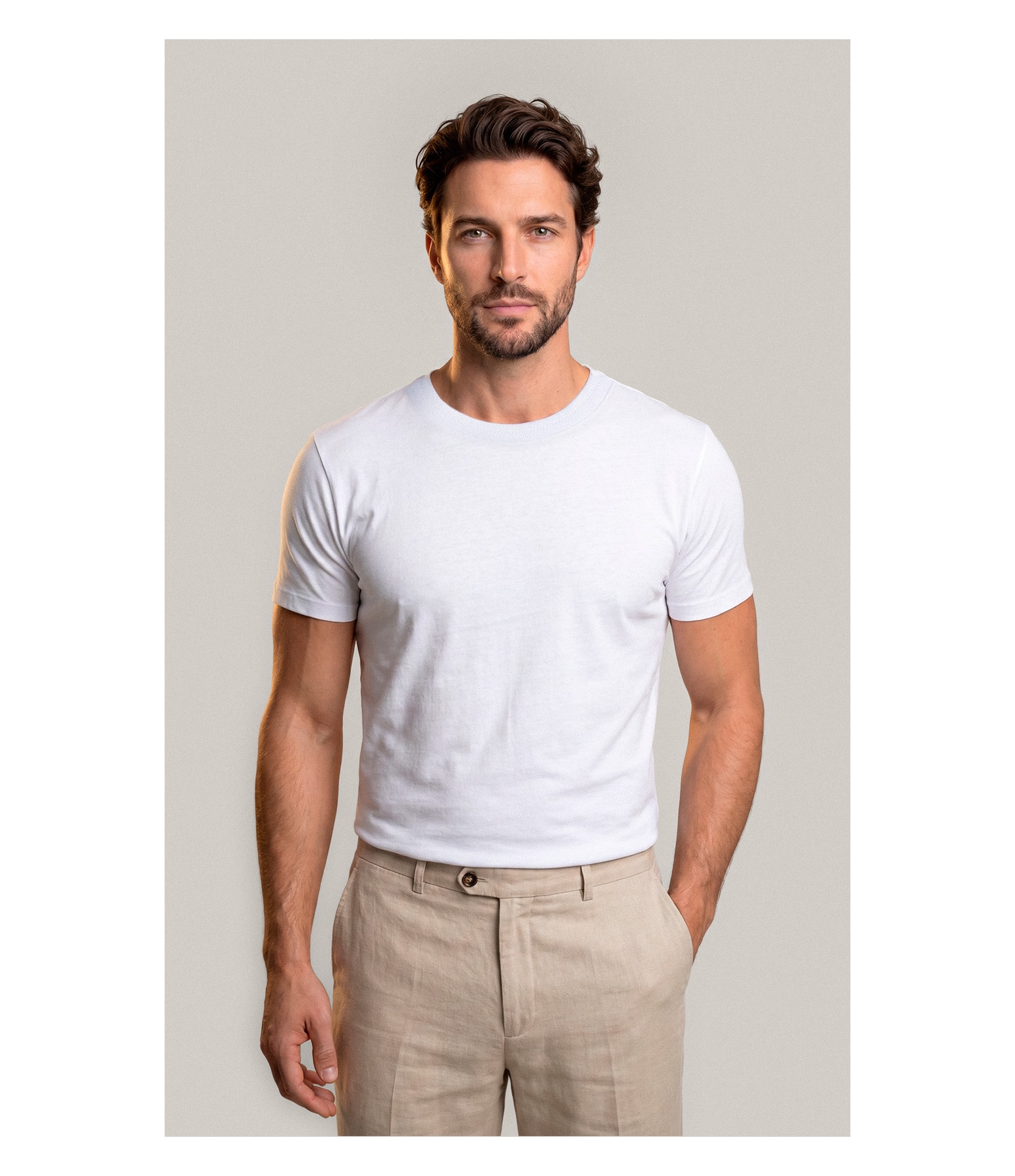 T-Shirt Piquet Polyviscose Lisa Mc Branco