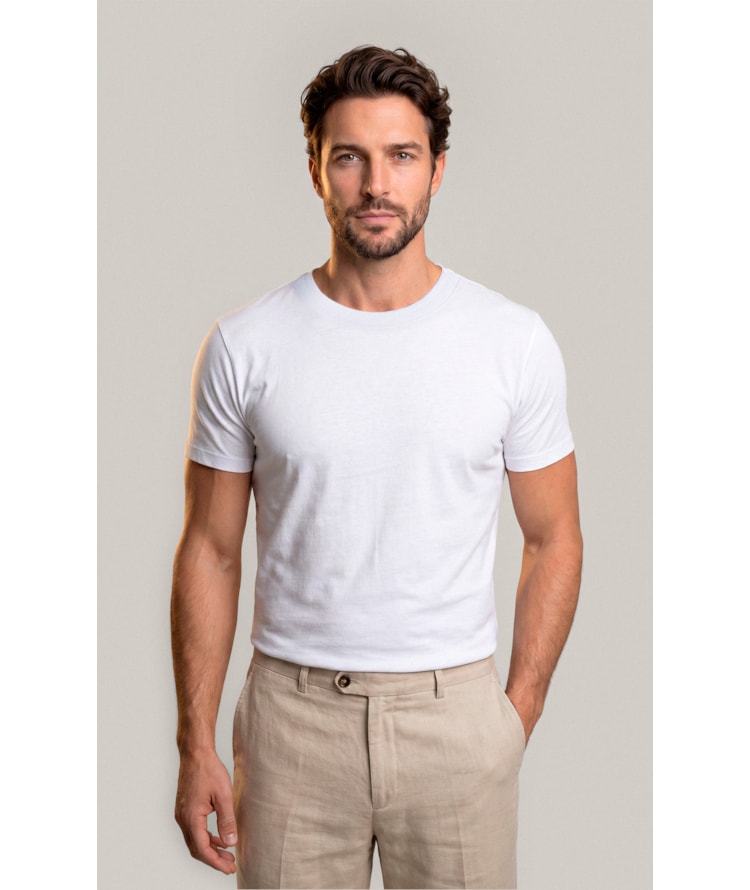 T-Shirt Piquet Polyviscose Lisa Mc Branco