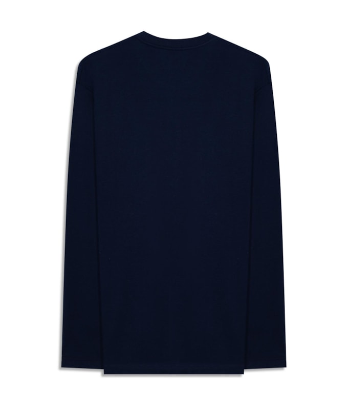 T-Shirt Piquet Polyviscose Ml Dark Navy