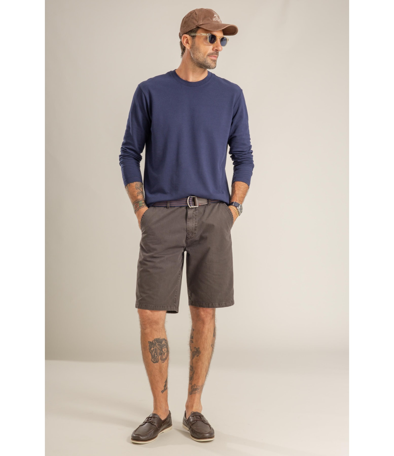 T-Shirt Piquet Polyviscose Ml Dark Navy