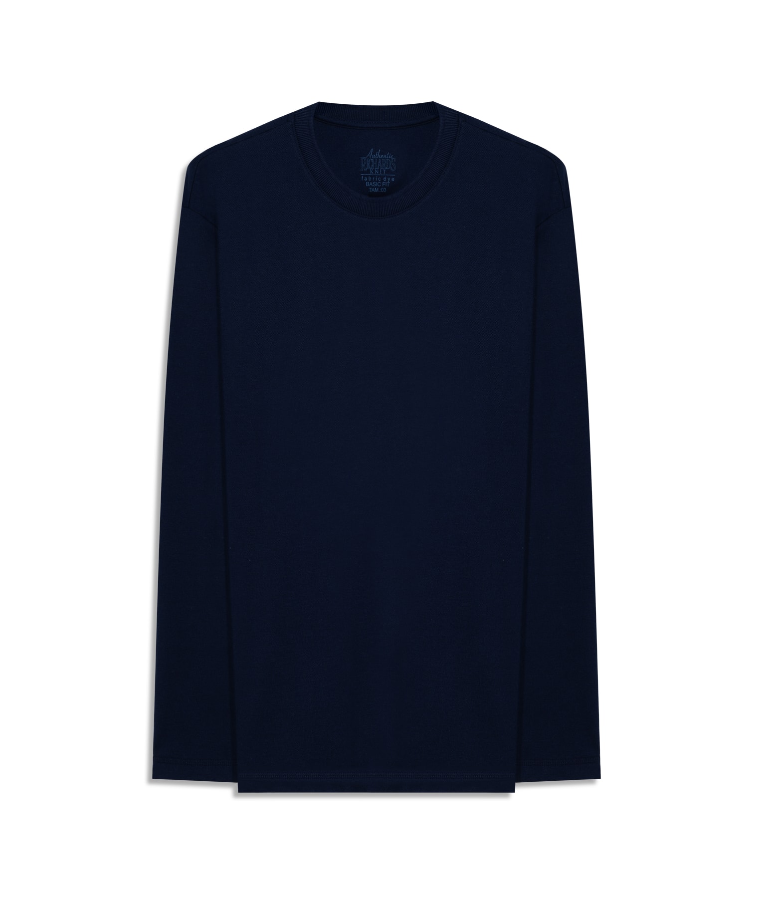 T-Shirt Piquet Polyviscose Ml Dark Navy
