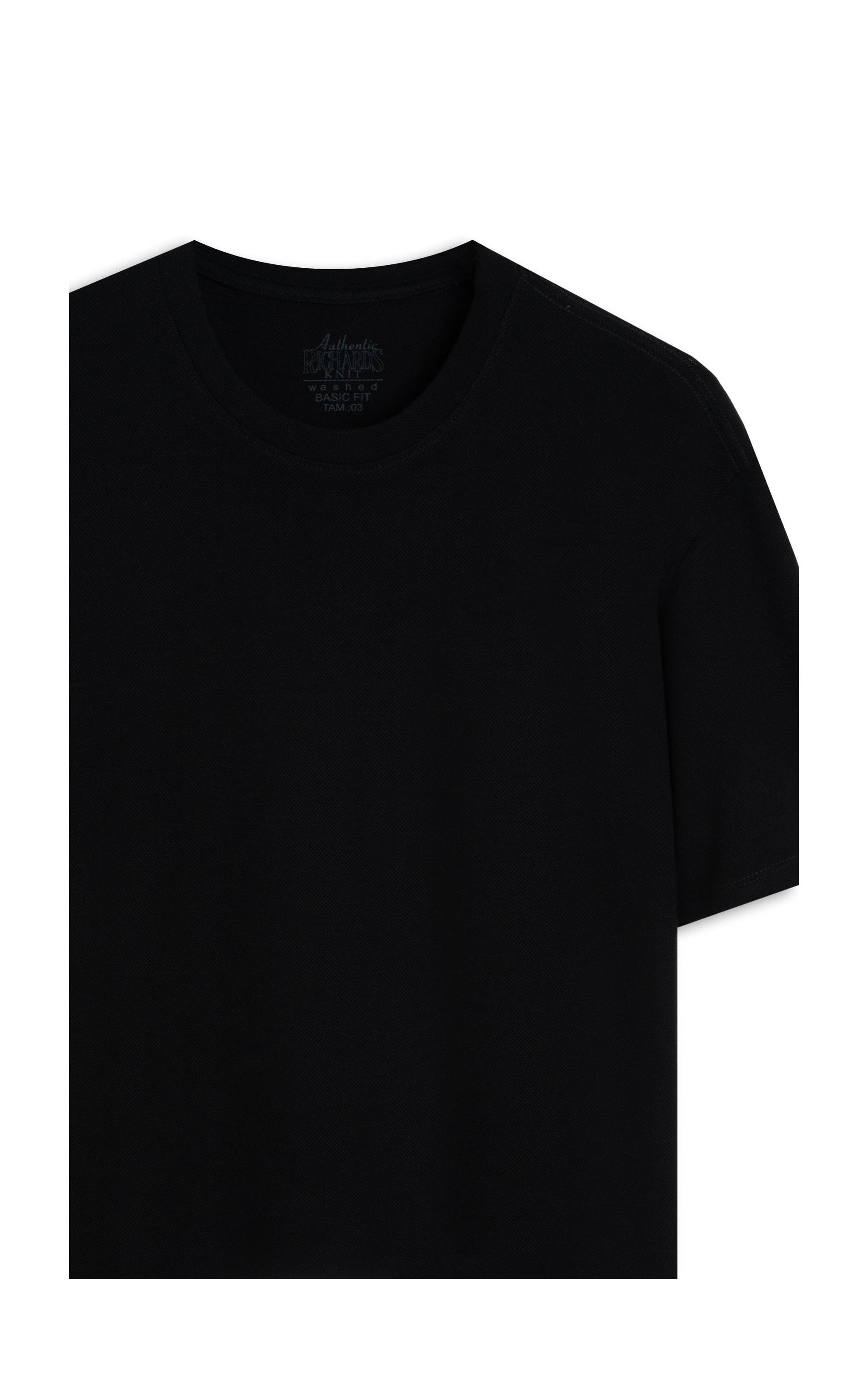 T-Shirt Piquet Reims Mc Bf Preto