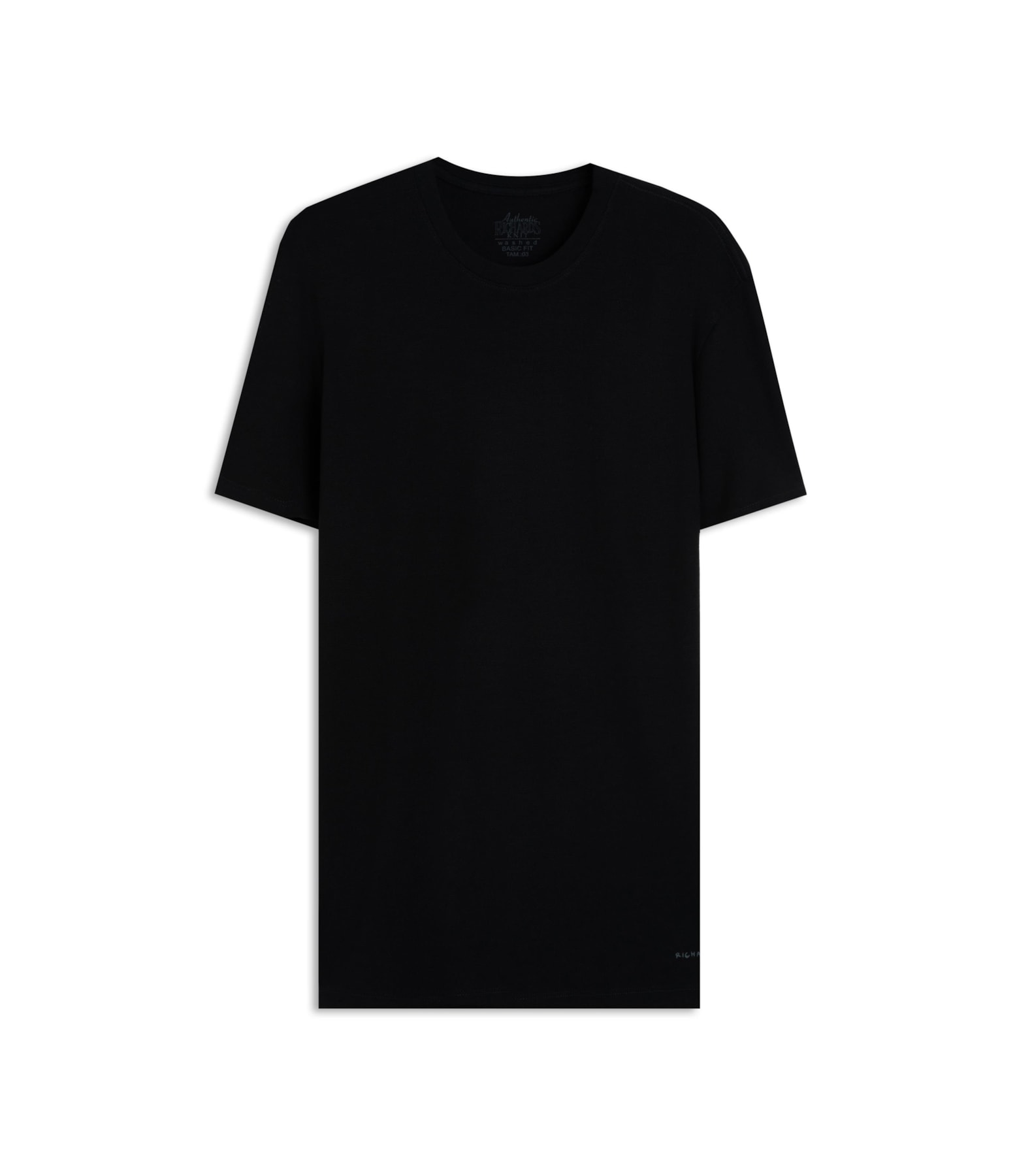 T-Shirt Piquet Reims Mc Bf Preto