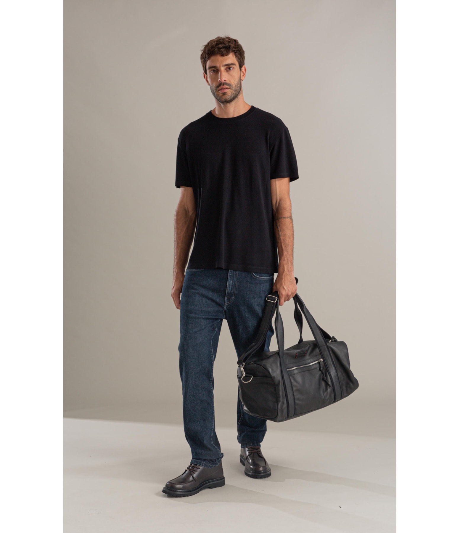 T-Shirt Piquet Reims Mc Bf Preto