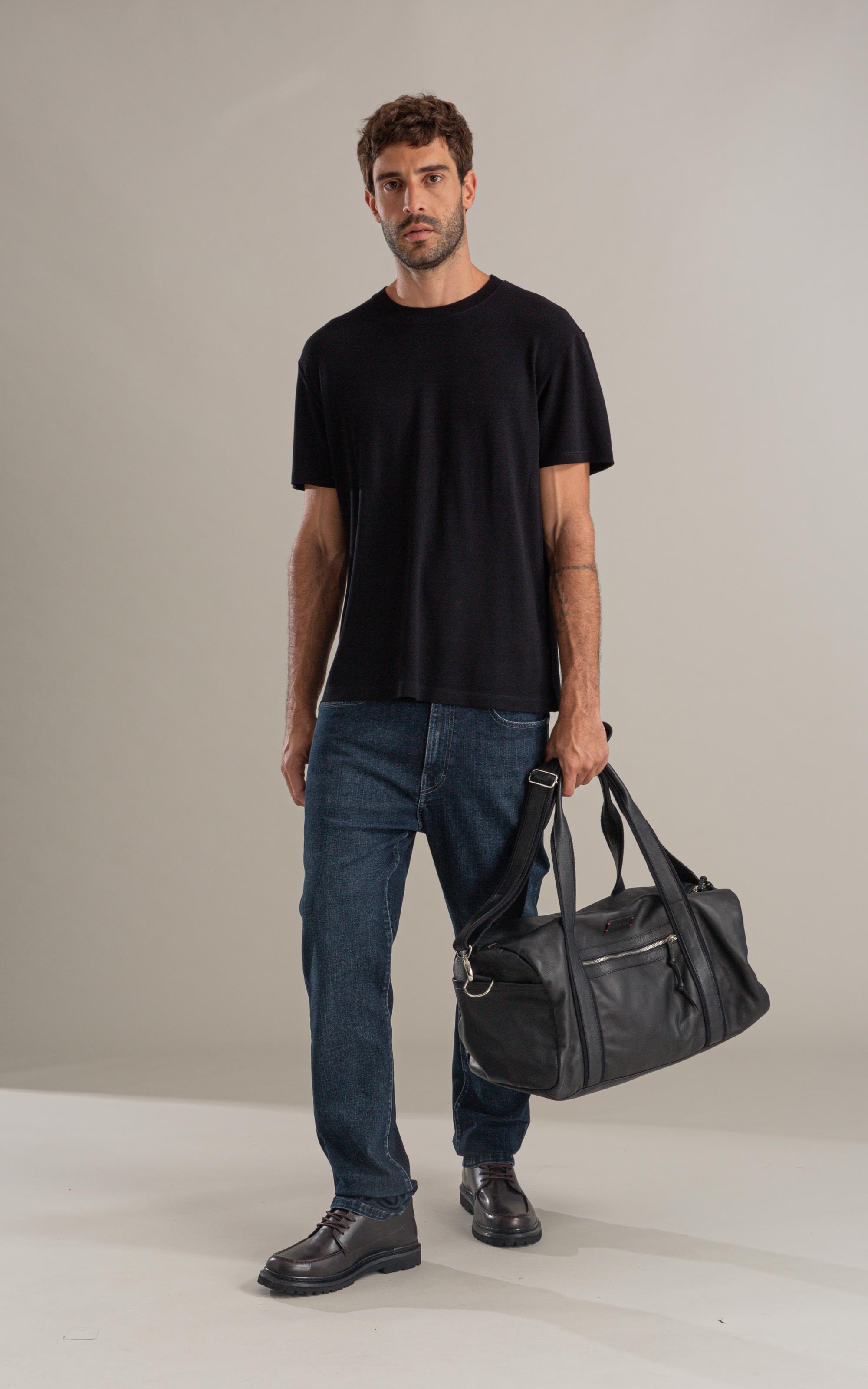 T-Shirt Piquet Reims Mc Bf Preto