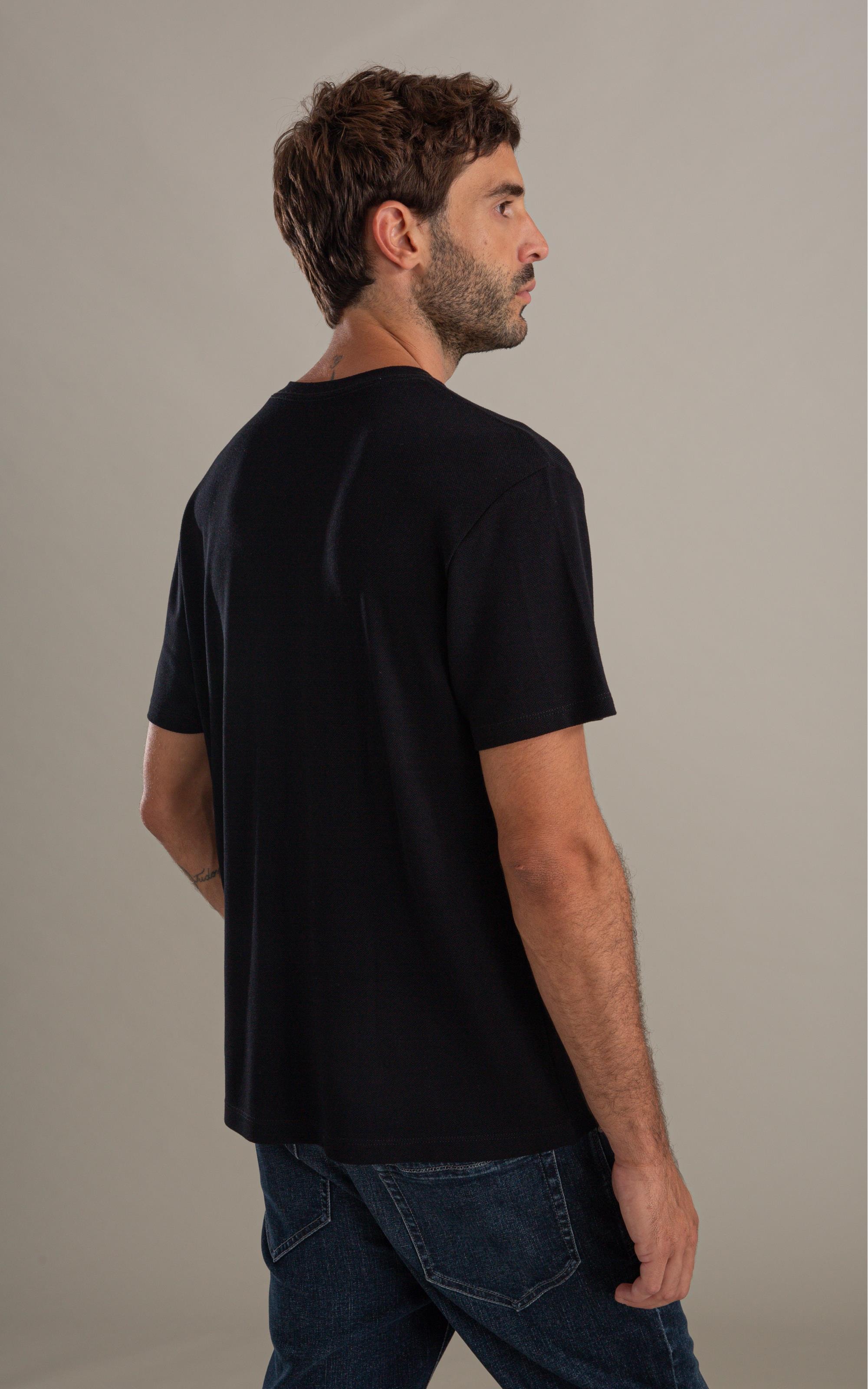 T-Shirt Piquet Reims Mc Bf Preto