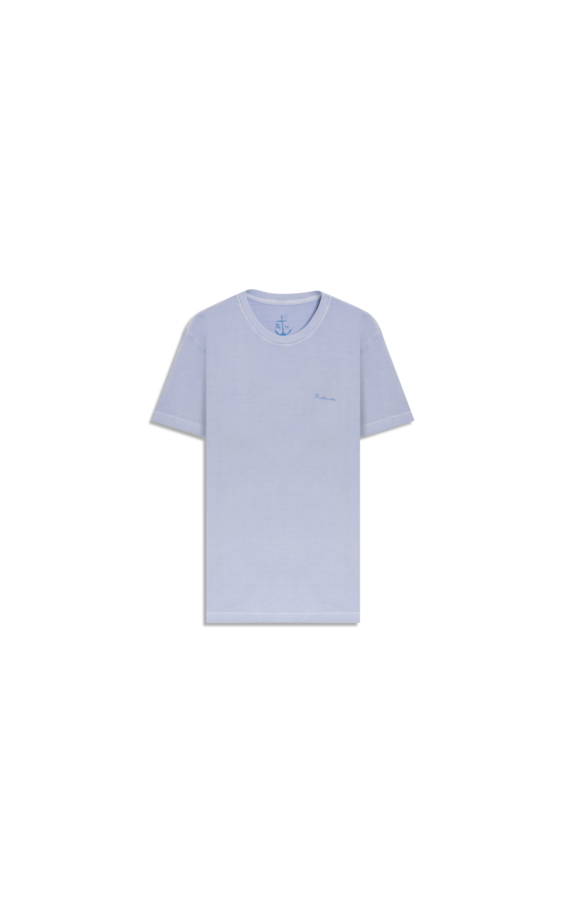 T-Shirt Piquet Washed Azul Claro