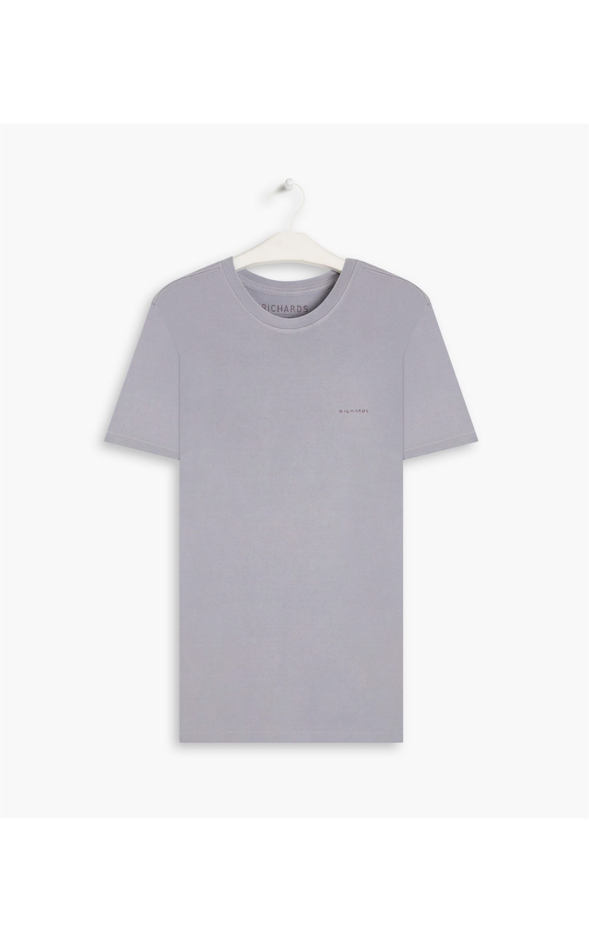 T-Shirt Piquet Washed Blue Vintage