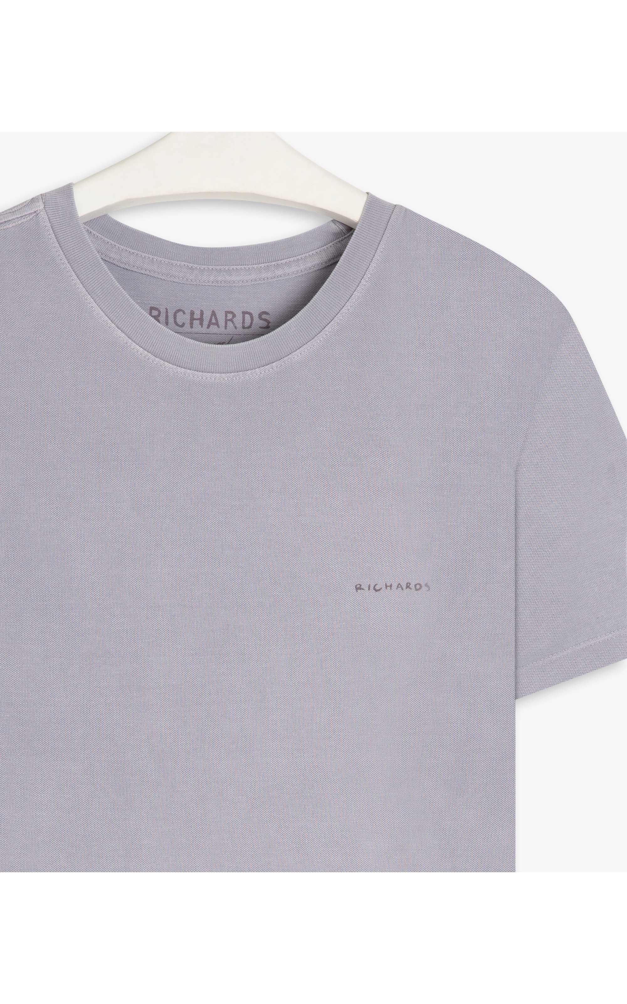 T-Shirt Piquet Washed Blue Vintage