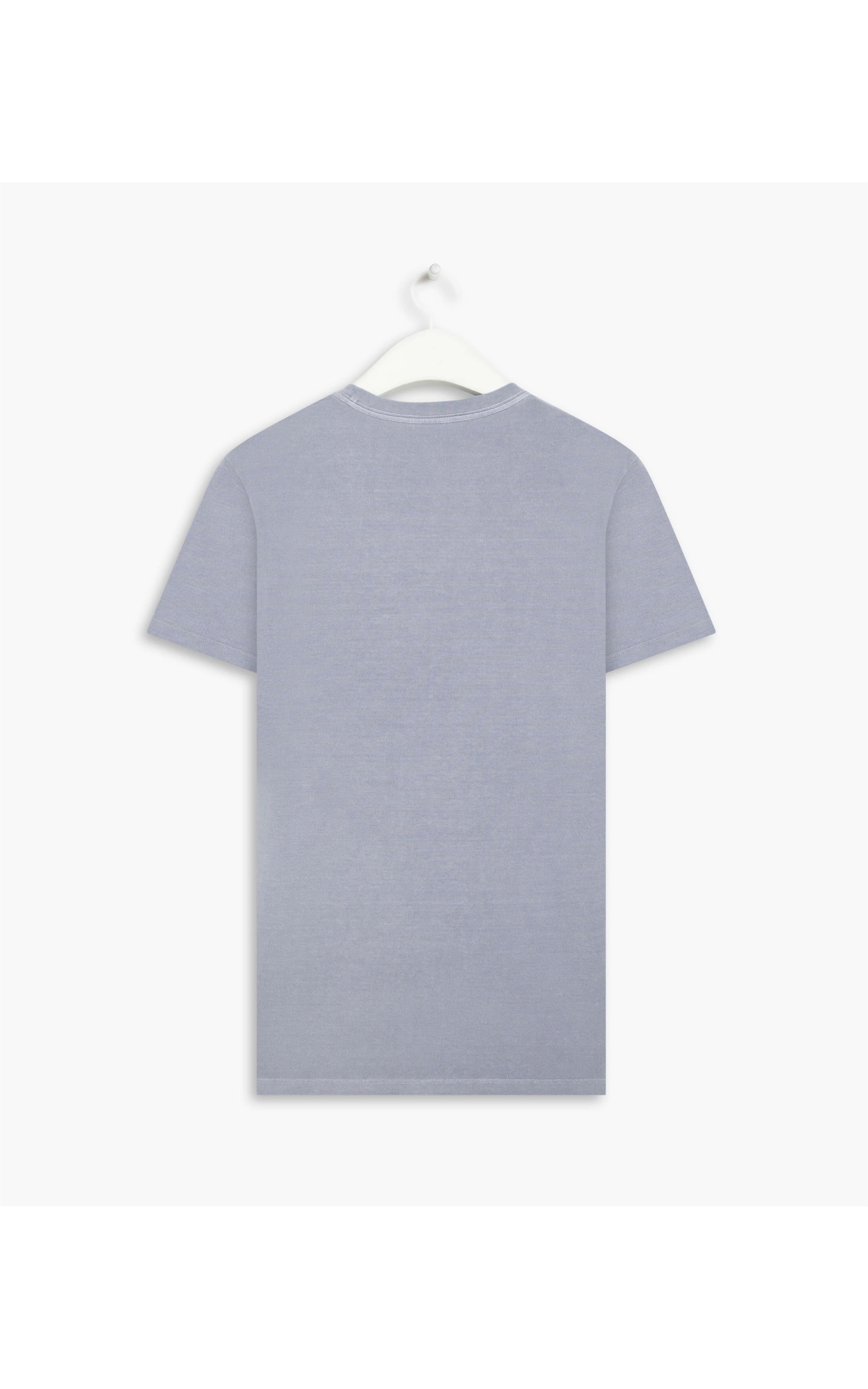 T-Shirt Piquet Washed Bold Blue Vintage