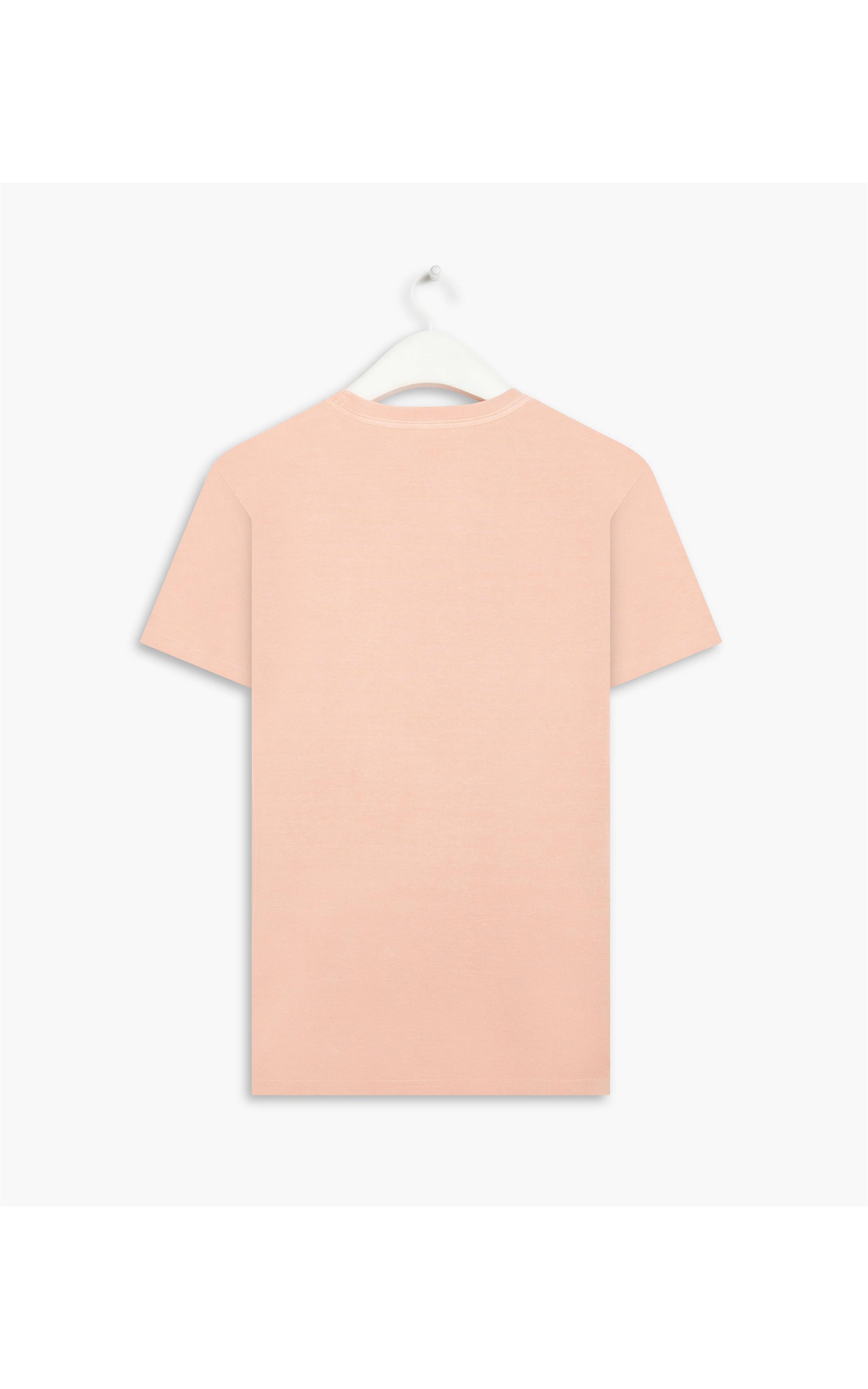 T-Shirt Piquet Washed Bold Salmao