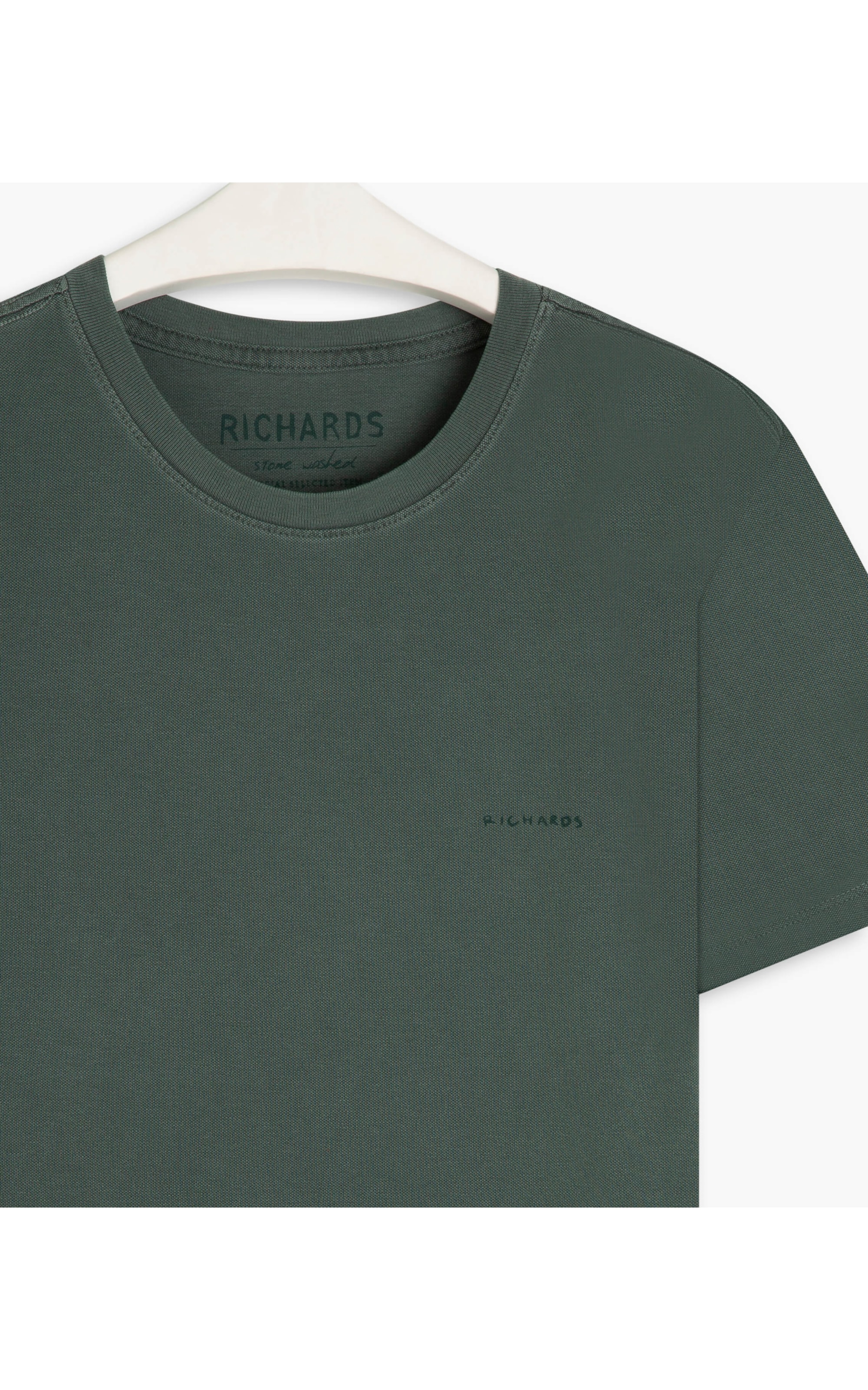 T-Shirt Piquet Washed Bottle