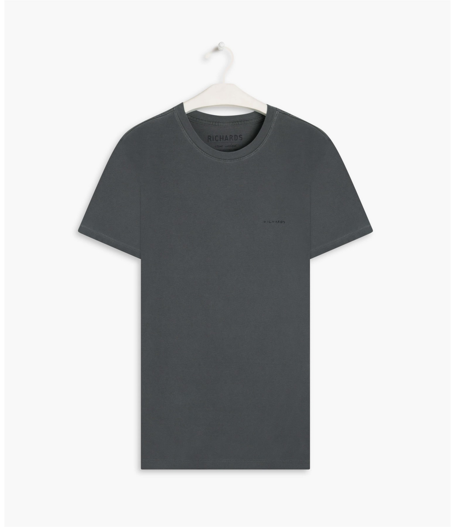 T-Shirt Piquet Washed Dark Navy