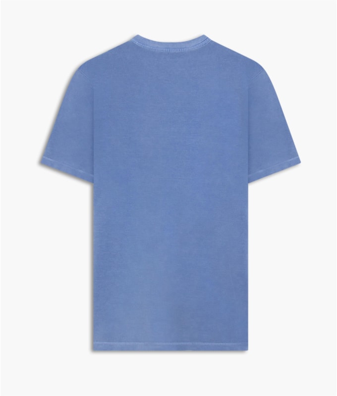 T-Shirt Piquet Washed Mc Azul Bic