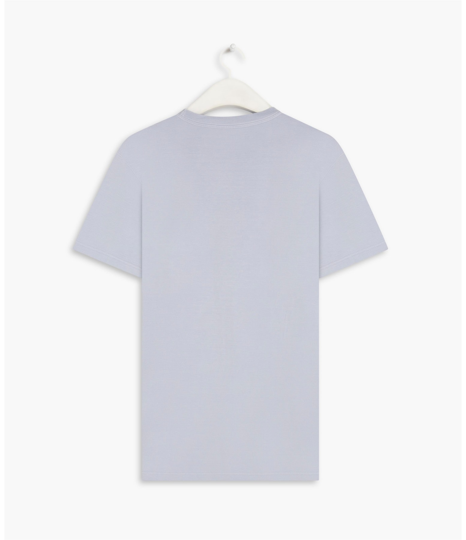 T-Shirt Piquet Washed Mc Azul Claro