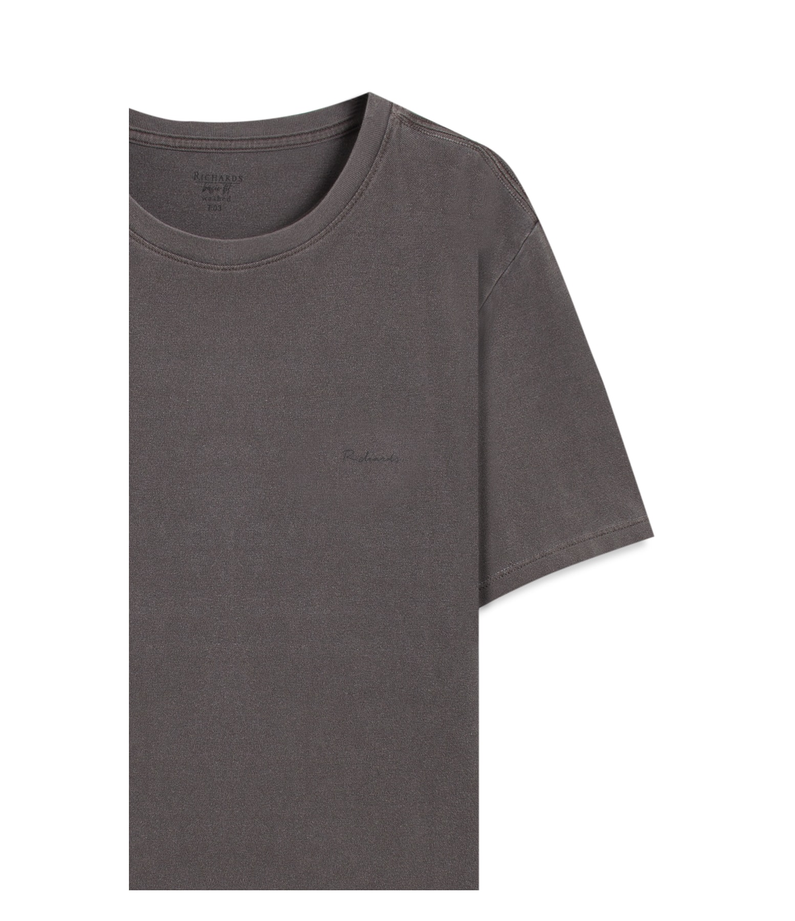 T-Shirt Piquet Washed Mc Castor
