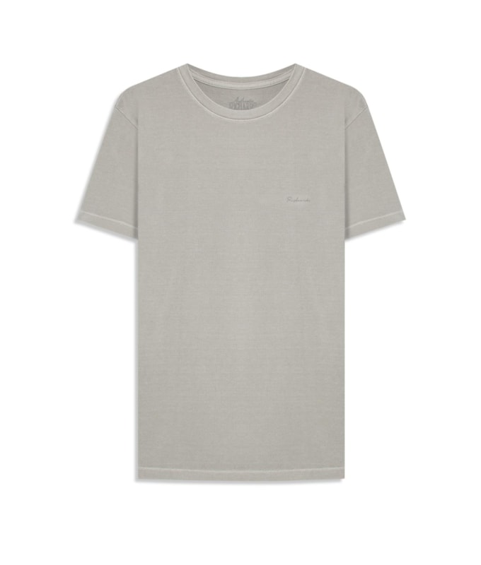 T-Shirt Piquet Washed Mc Gelo