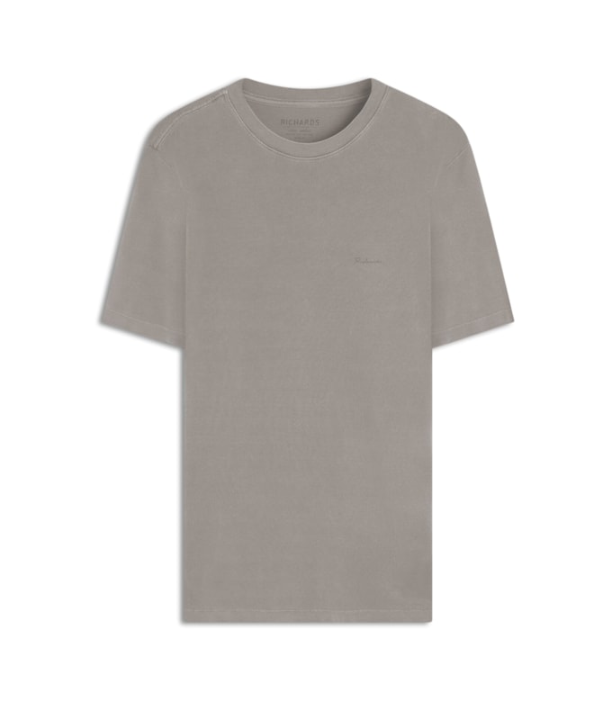 T-Shirt Piquet Washed Mc Gelo