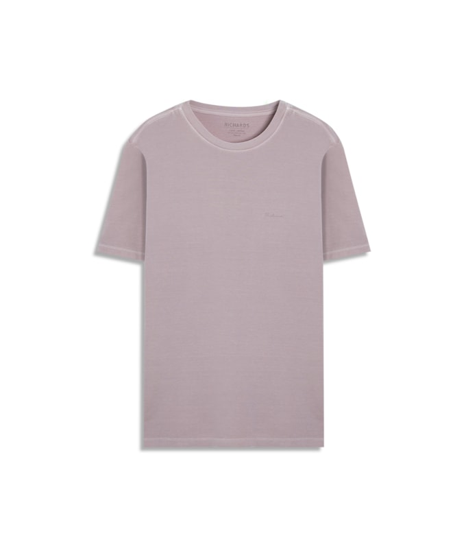 T-Shirt Piquet Washed Mc Lilas