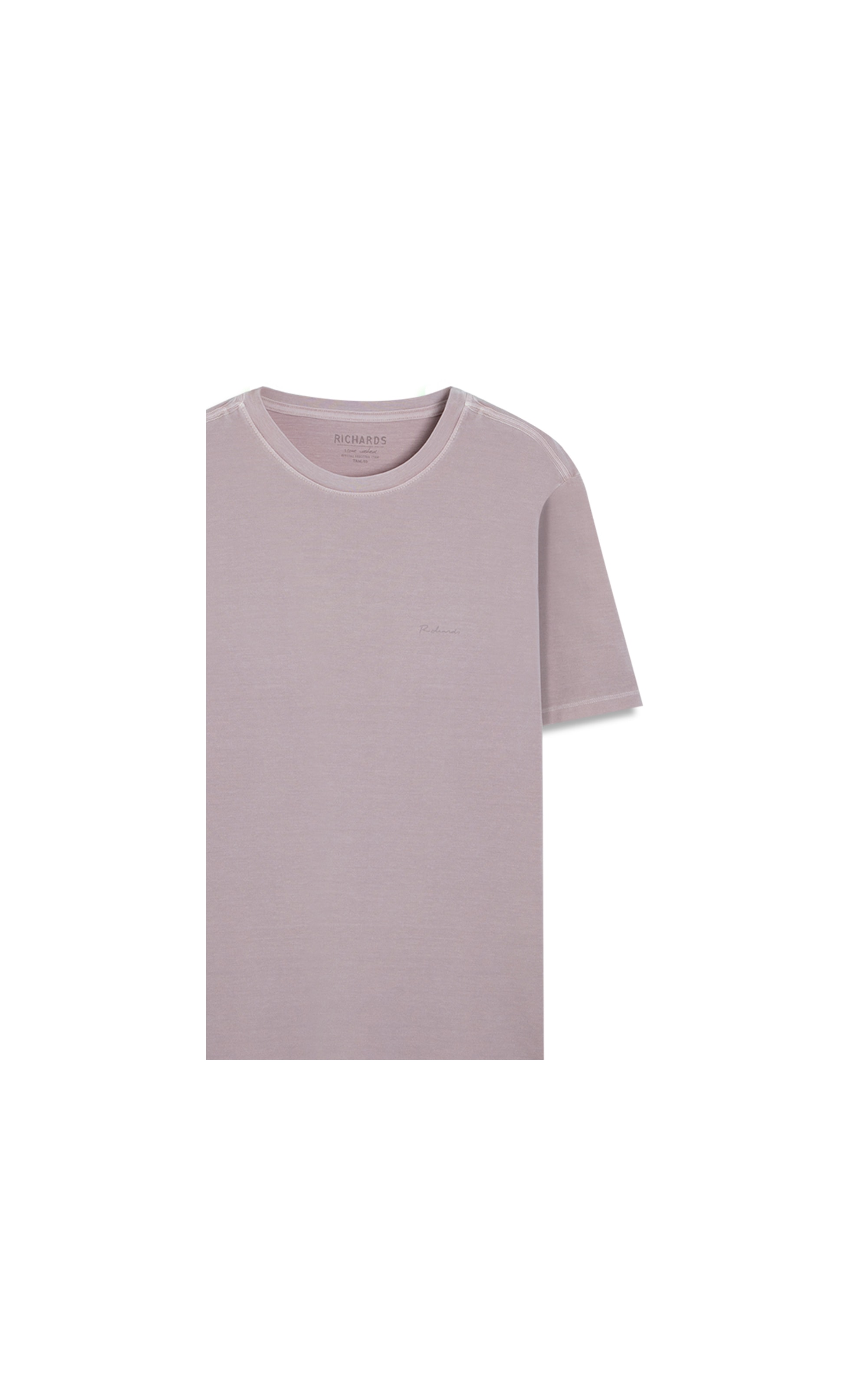 T-Shirt Piquet Washed Mc Lilas
