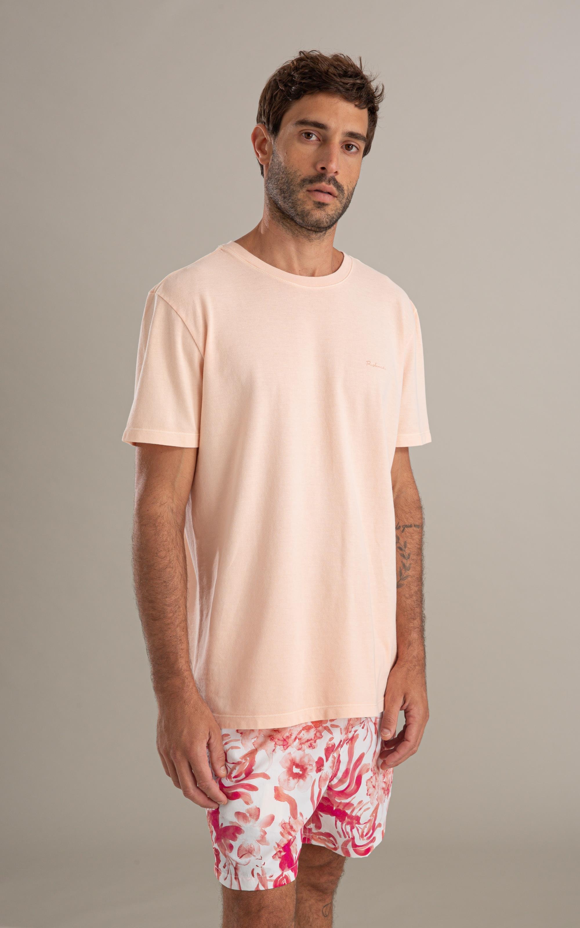 T-Shirt Piquet Washed Mc Pessego