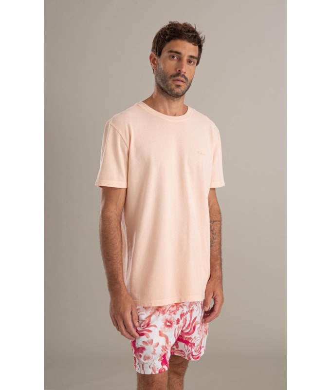 T-Shirt Piquet Washed Mc Pessego