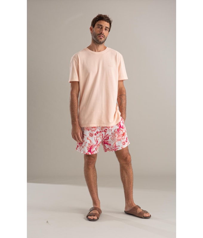 T-Shirt Piquet Washed Mc Pessego