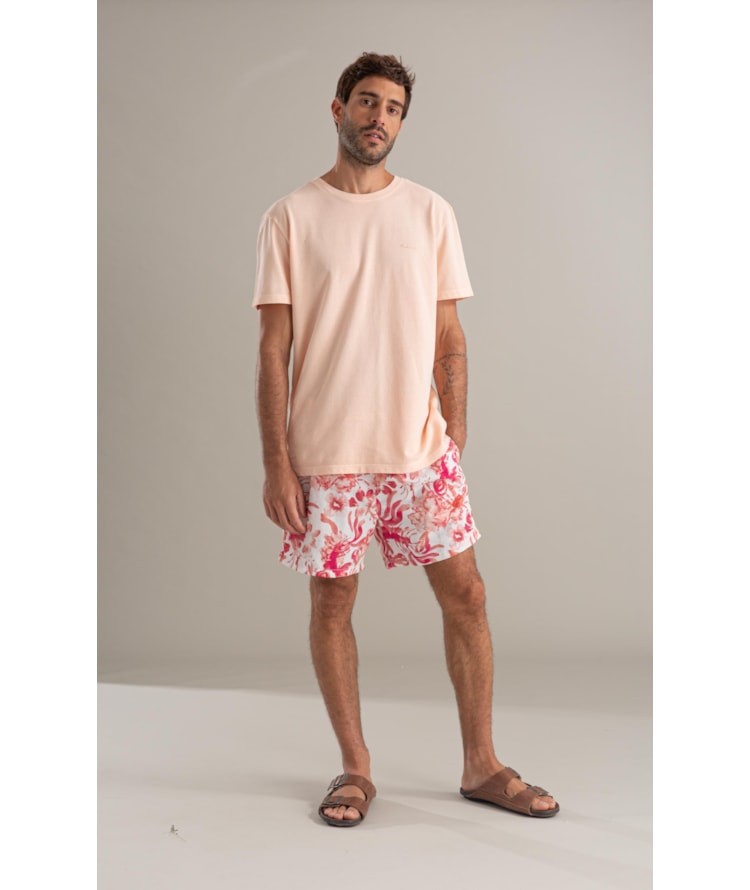 T-Shirt Piquet Washed Mc Pessego