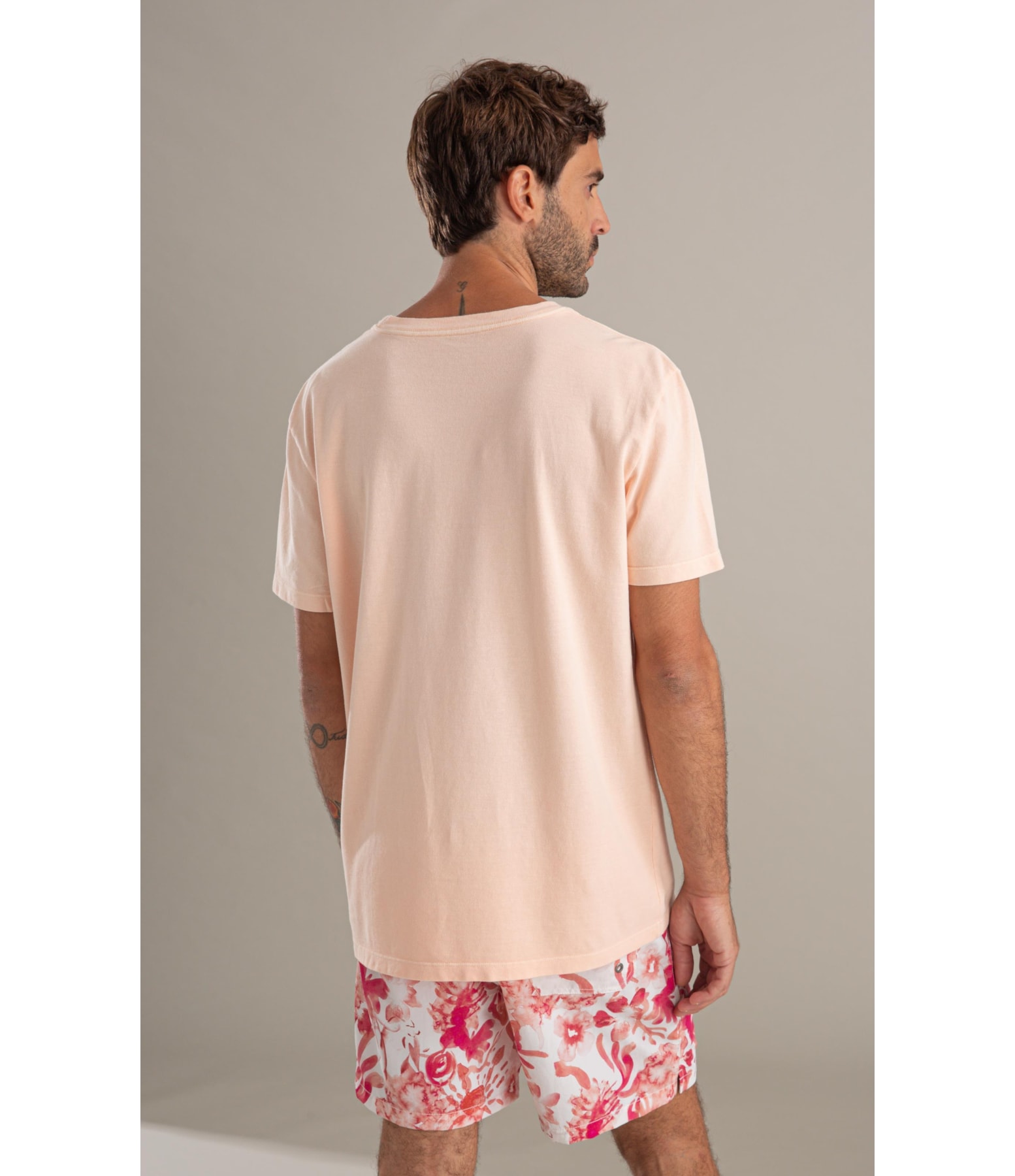 T-Shirt Piquet Washed Mc Pessego